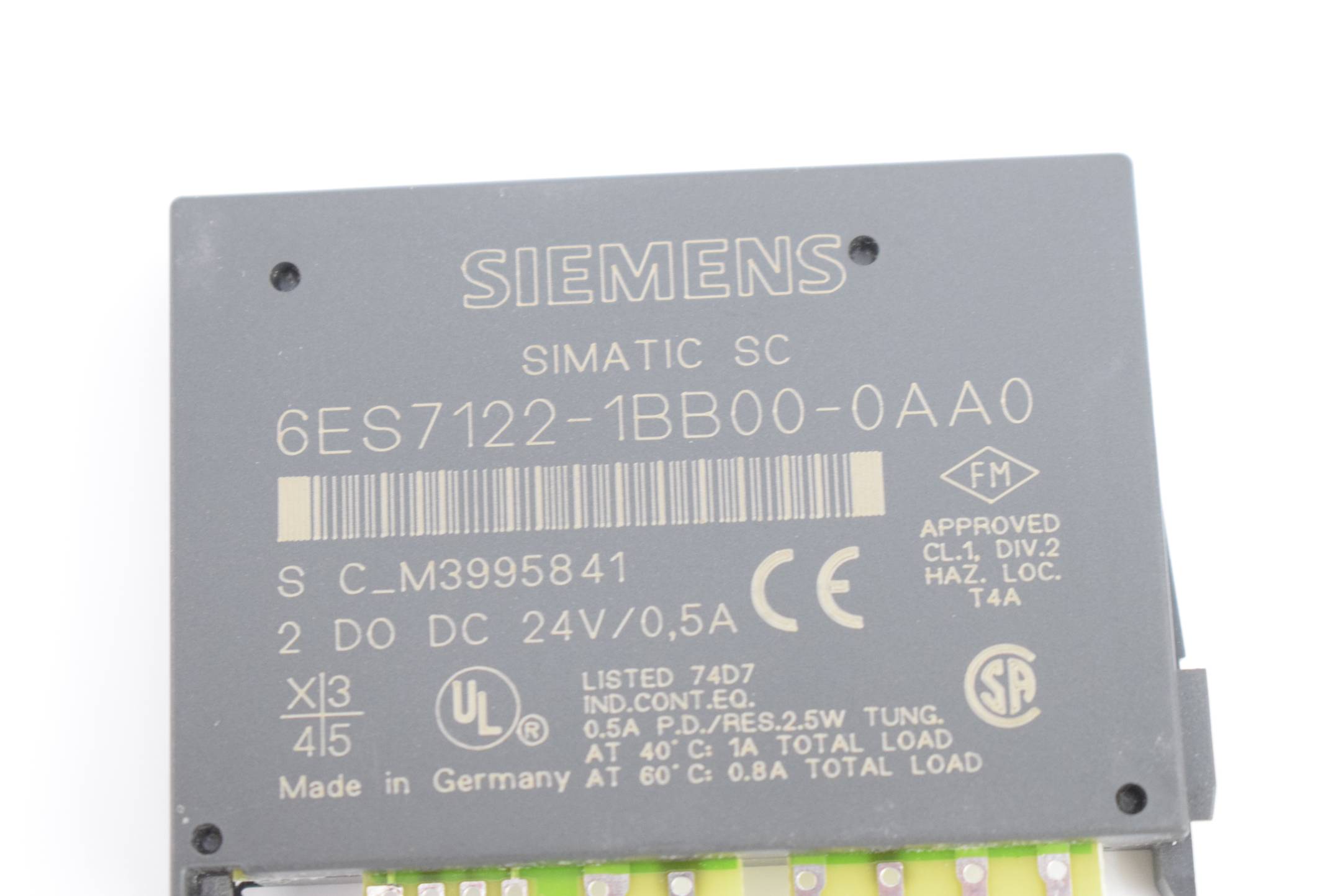 Siemens simatic SC 8 Stück in VPE 6ES7 122-1BB00-0AA0 ( 6ES7122-1BB00-0AA0 ) E2