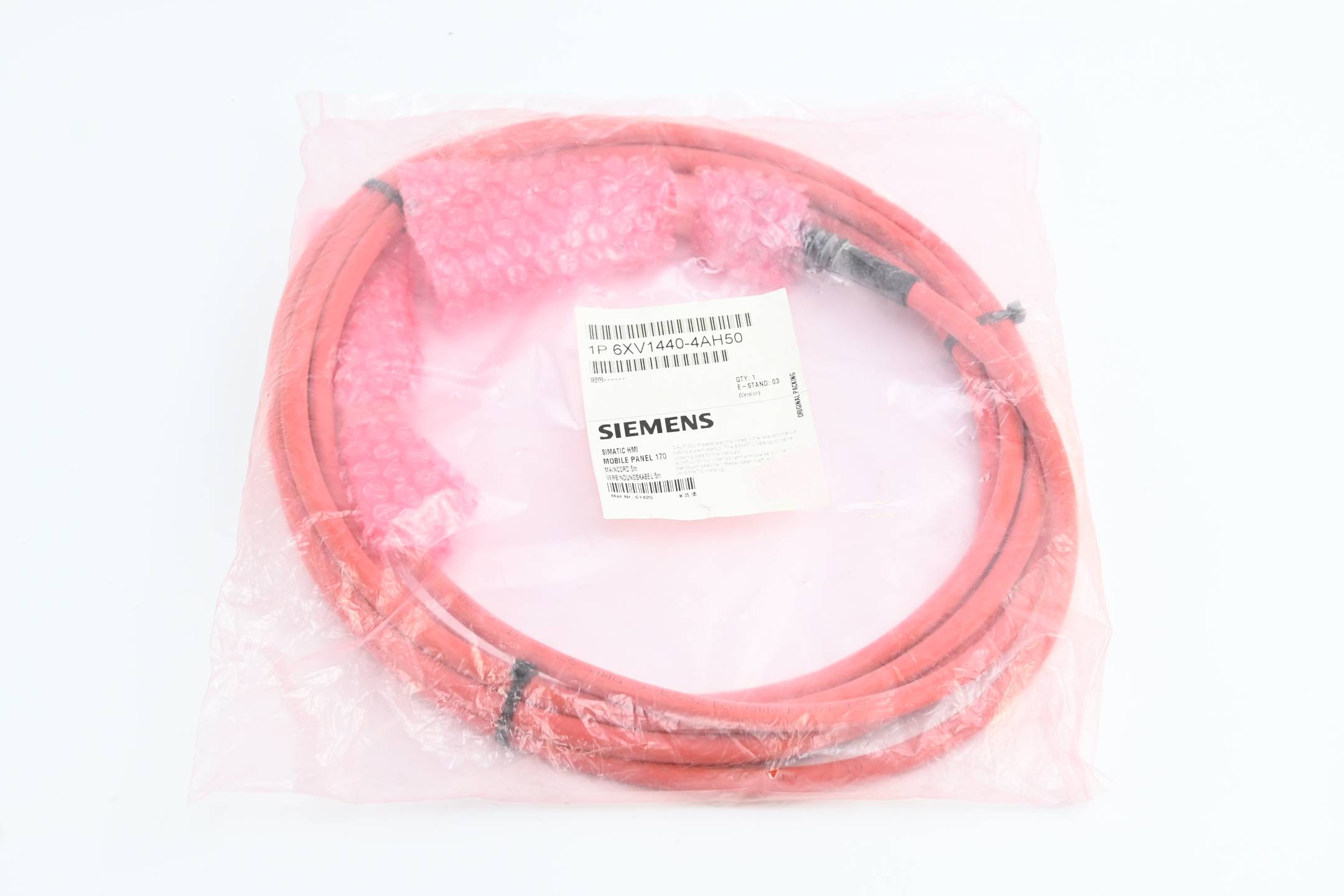 Siemens Simatic HMI Verbindungskabel 6XV1440-4AH50 ( 6XV1 440-4AH50 ) 5m
