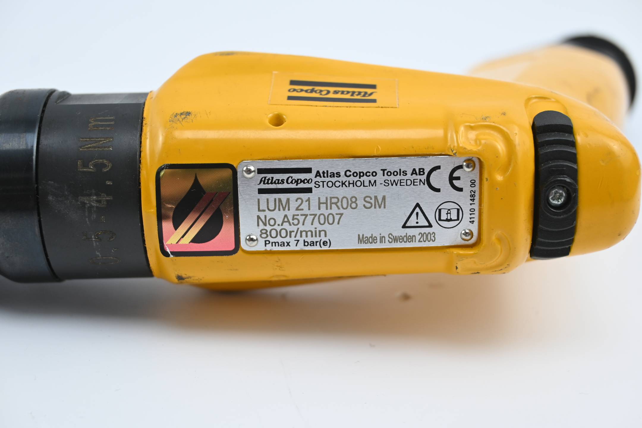 Atlas Copco Druckluft Schraubendreher LUM 21 HR08 SM ( LUM21HR08SM )
