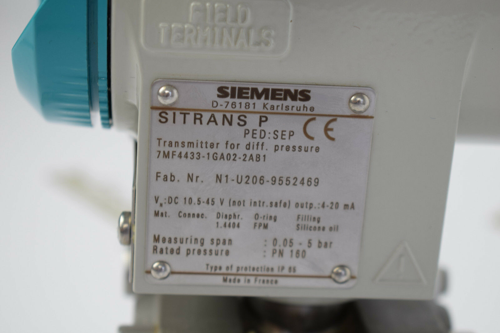 Siemens sitrans P Drucktransmitter 7MF4433-1GA02-2AB1 ( 7MF4 433-1GA02-2AB1 )