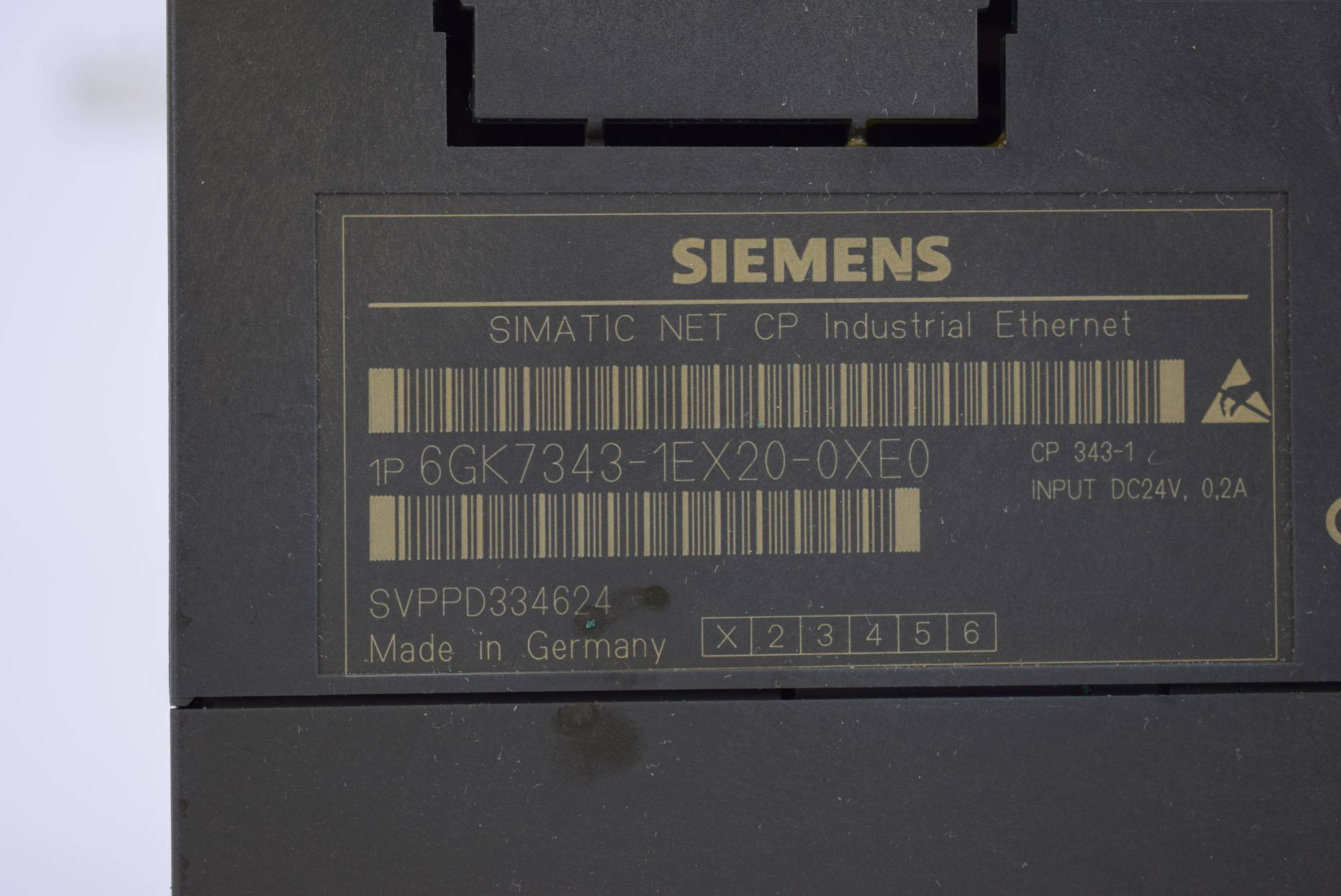 Siemens simatic Net CP 343-1 6GK7 343-1EX20-0XE0 ( 6GK7343-1EX20-0XE0 ) E1