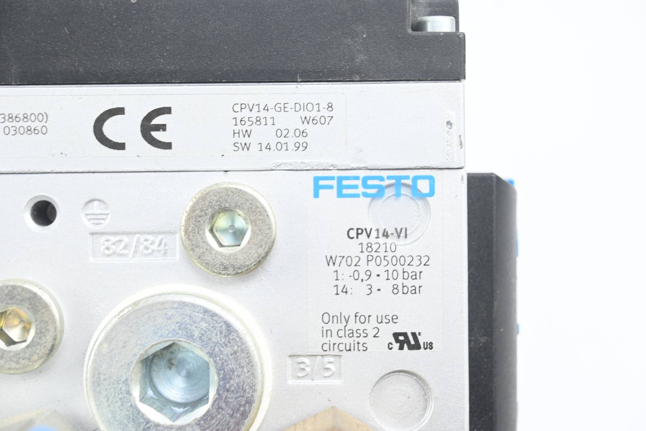 Festo Ventilinsel CPV14-VI bestehend aus 161361 + 161362 + 161360 + 165811