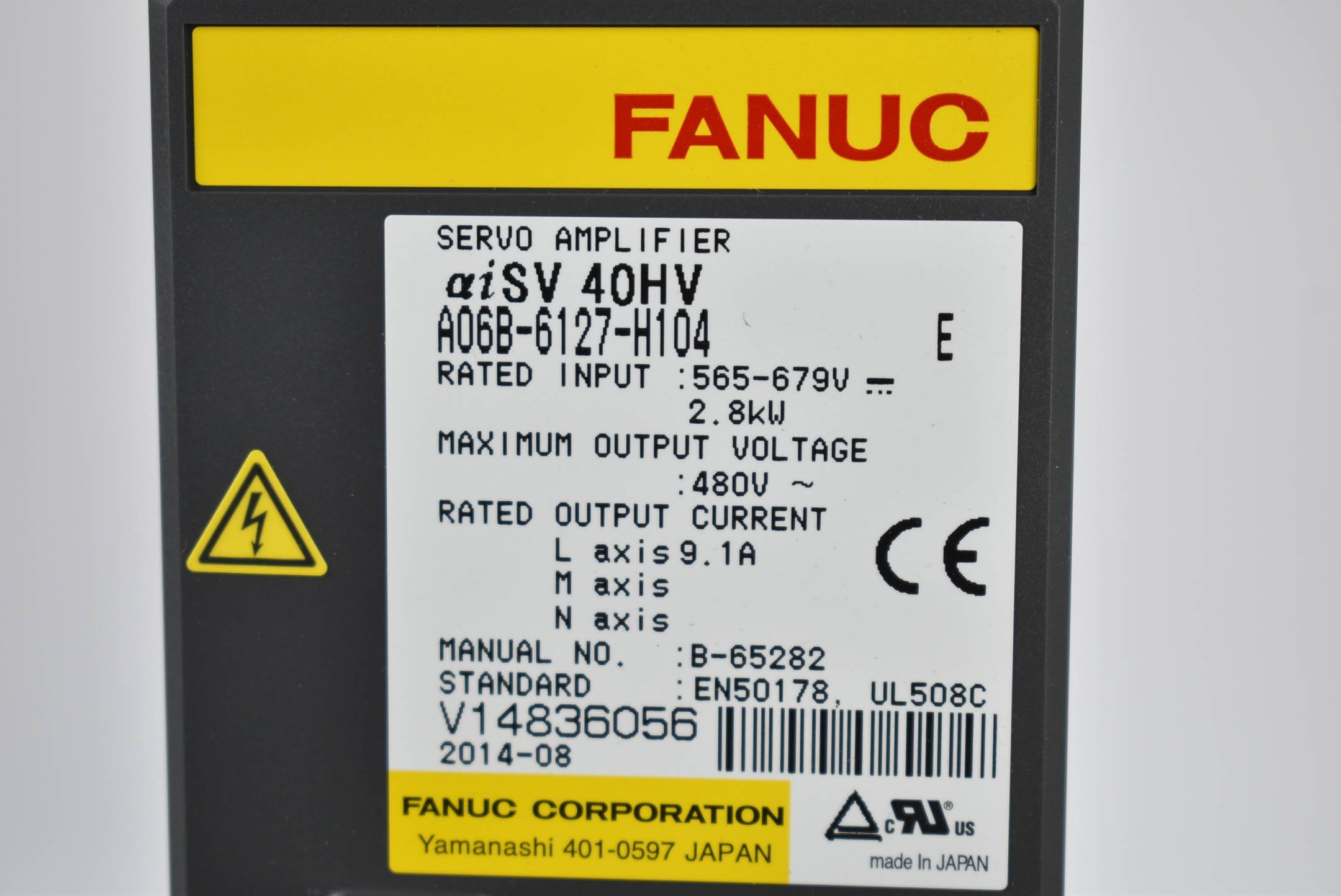 Fanuc Servo Amplifier A06B-6127-H104