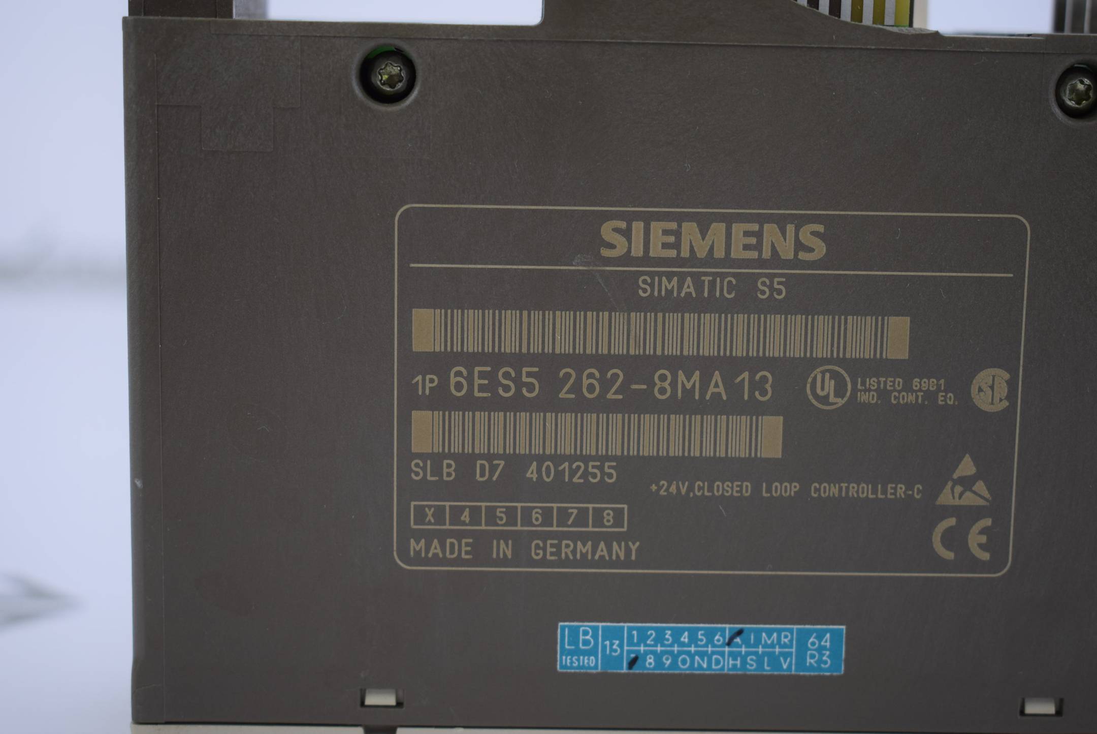Siemens simatic S5 S5-90U/95U/100U 6ES5 262-8MA13 ( 6ES5262-8MA13 )