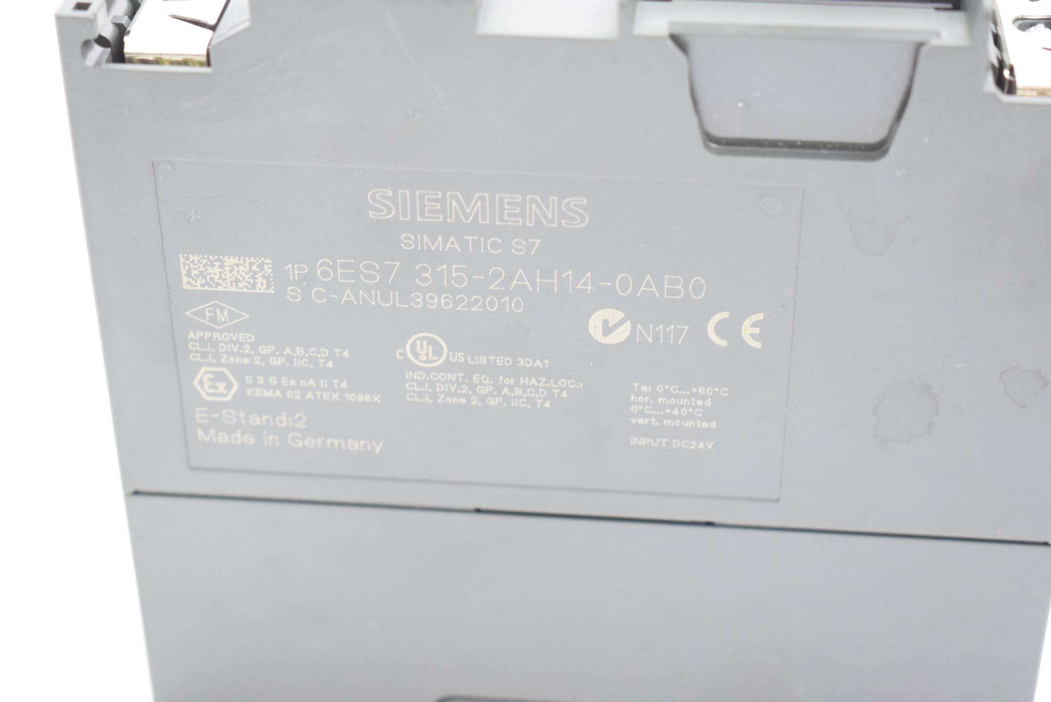 Siemens Simatic S7-300 CPU 6ES7315-2AH14-0AB0 ( 6ES7 315-2AH14-0AB0 )