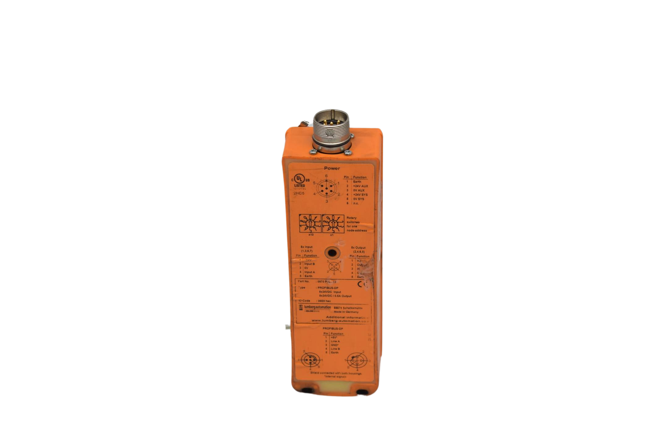 Lumbergautomation Profibus-DP 0970 PSL 123