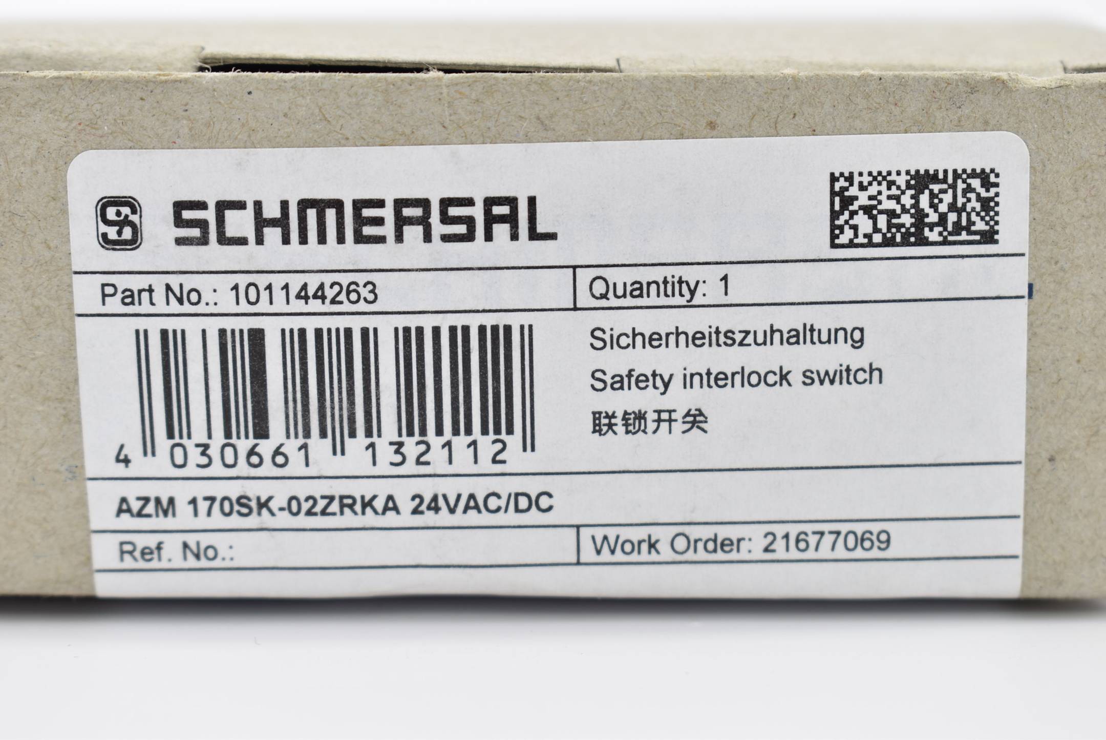 Schmersal Sicherheitszuhaltung AZM 170SK-02ZRA 24VAC/DC ( 21677069 )