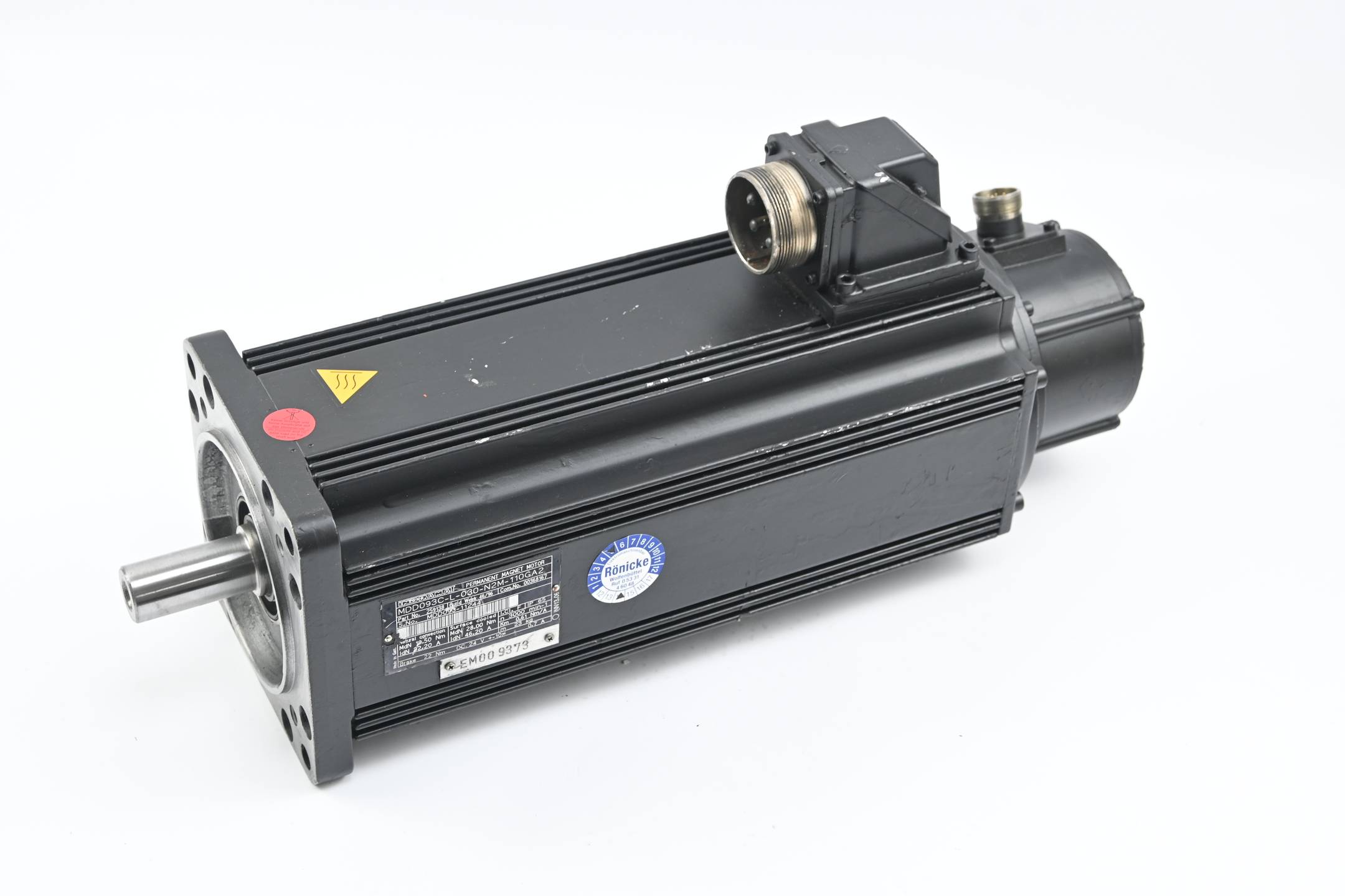 Indramat Permanent Magnet Motor MDD093C-L-030-N2M-110GA2 ( 259138 )
