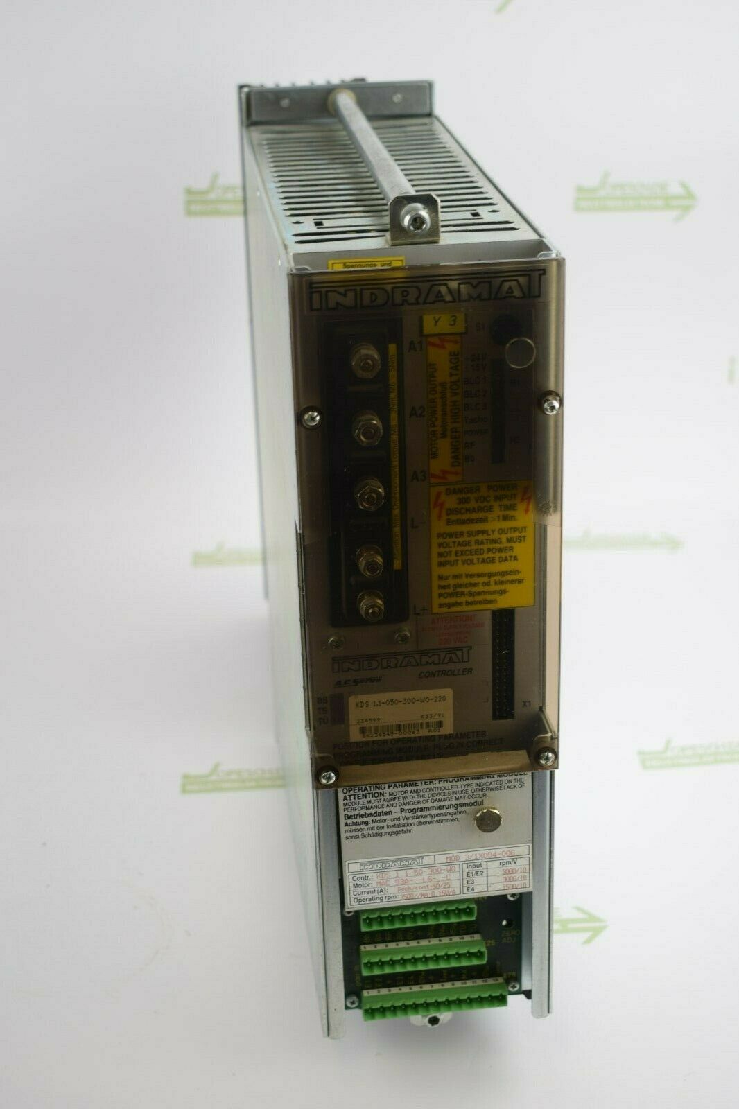 Indramat A.C. Servo Controller KDS 1.1-050-300-W0-220 + MOD3/1X094-006