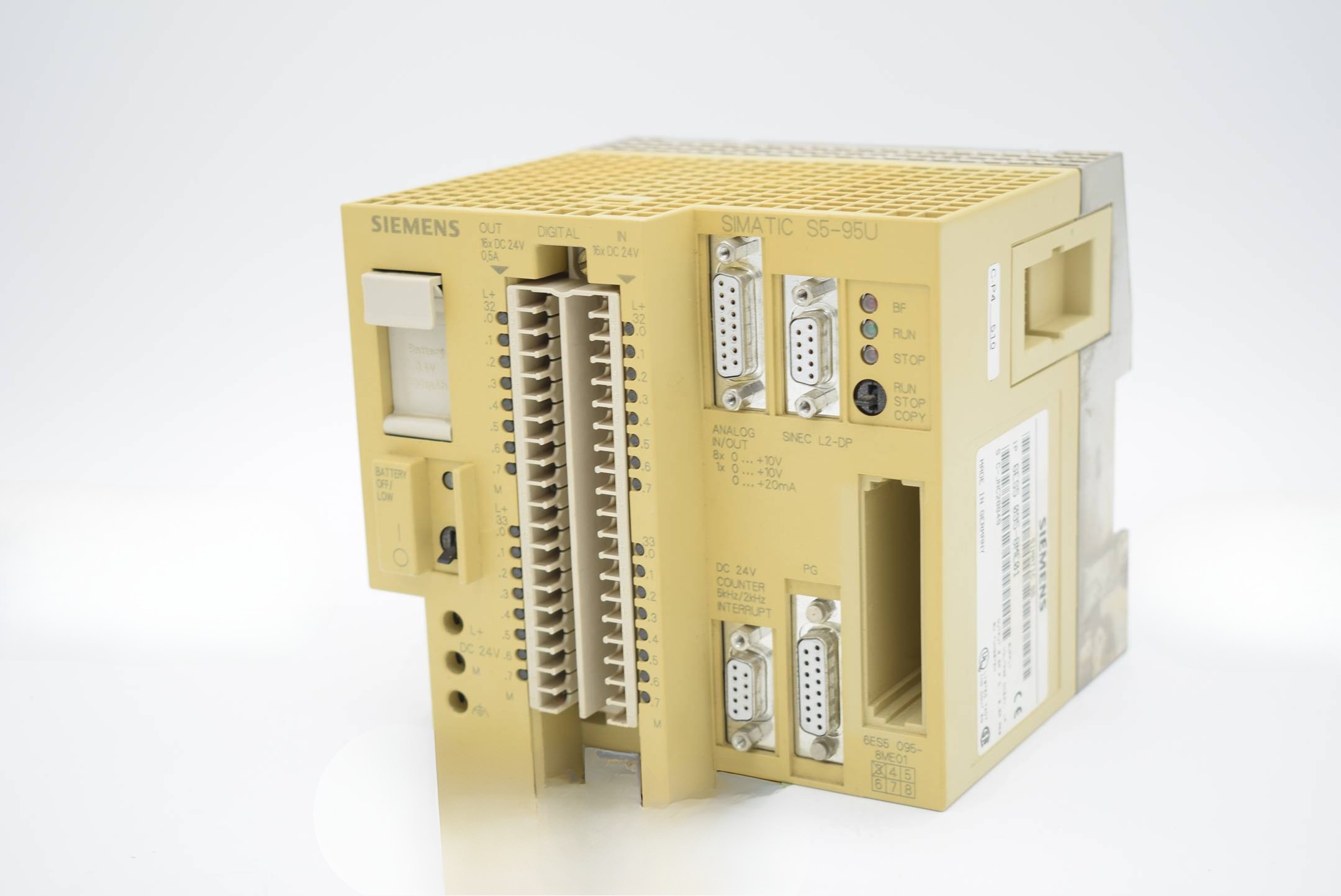 Siemens Simatic S5-95U Compact Profibus 6ES5 095-8ME01 ( 6ES5095-8ME01 ) E3 Siemens Simatic S5-95U Compact Profibus 6ES5 095-8ME01 ( 6ES5095-8ME01 ) E3