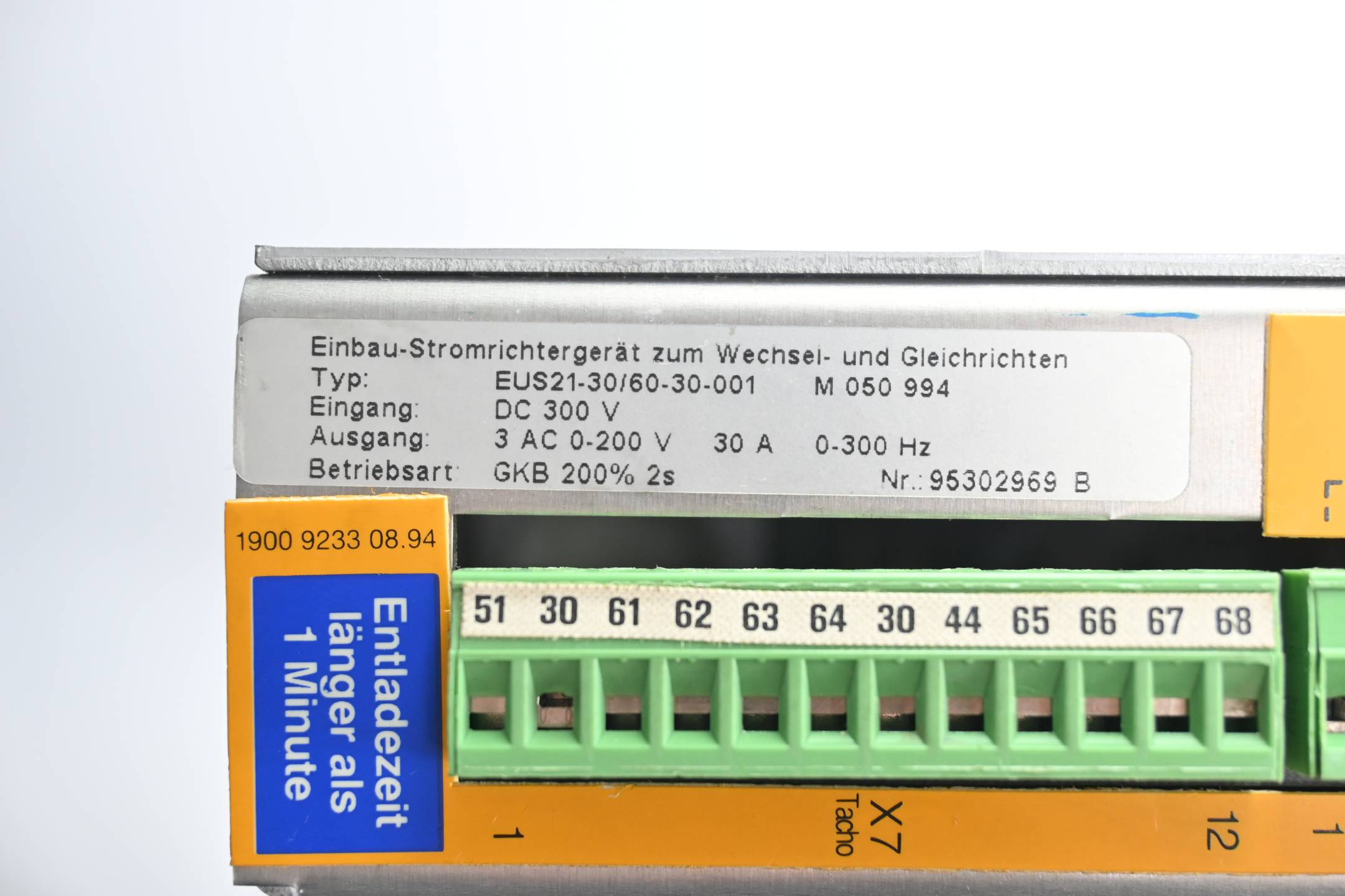 Baumüller Elbtronik Einbau-Stromrichtergerät EUS21-30/60-30-001