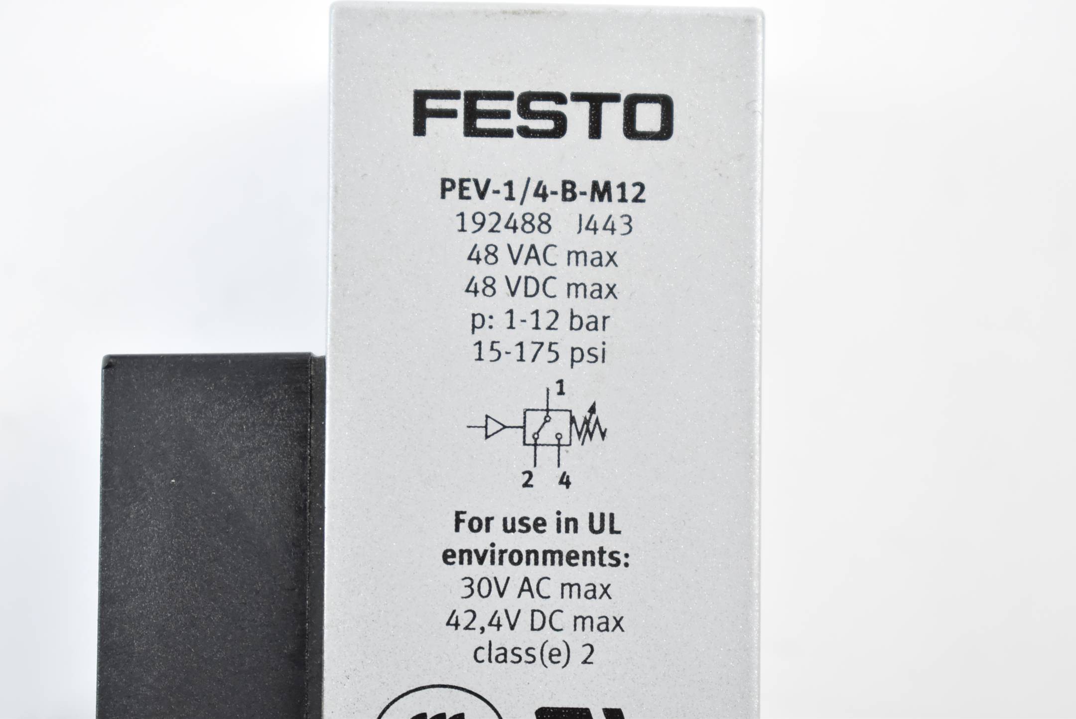 Festo Druckschalter PEV-1/4-B-M12 ( 192488 )