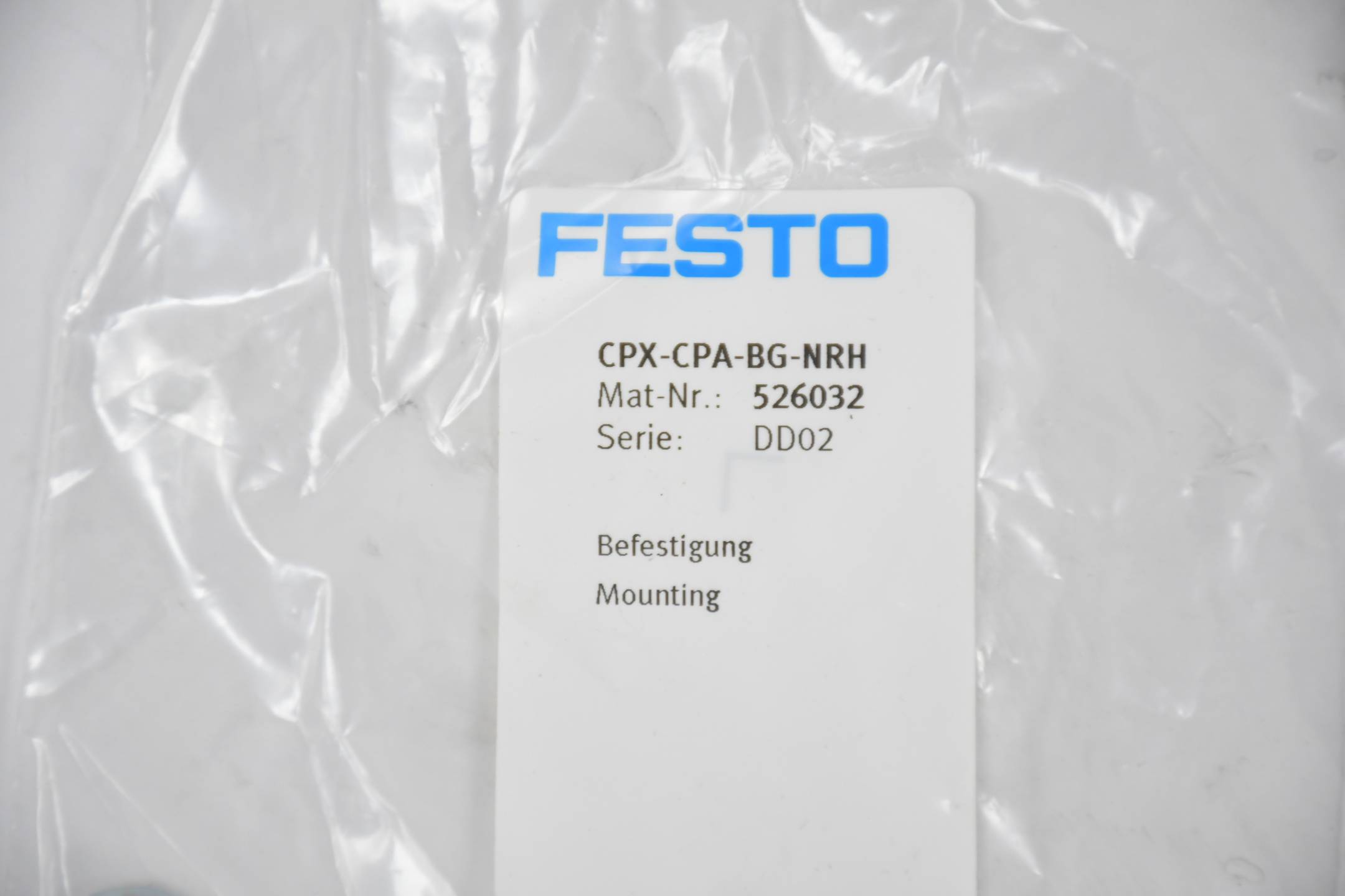 Festo Befestigung CPX-CPA-BG-NRH ( 526032 )