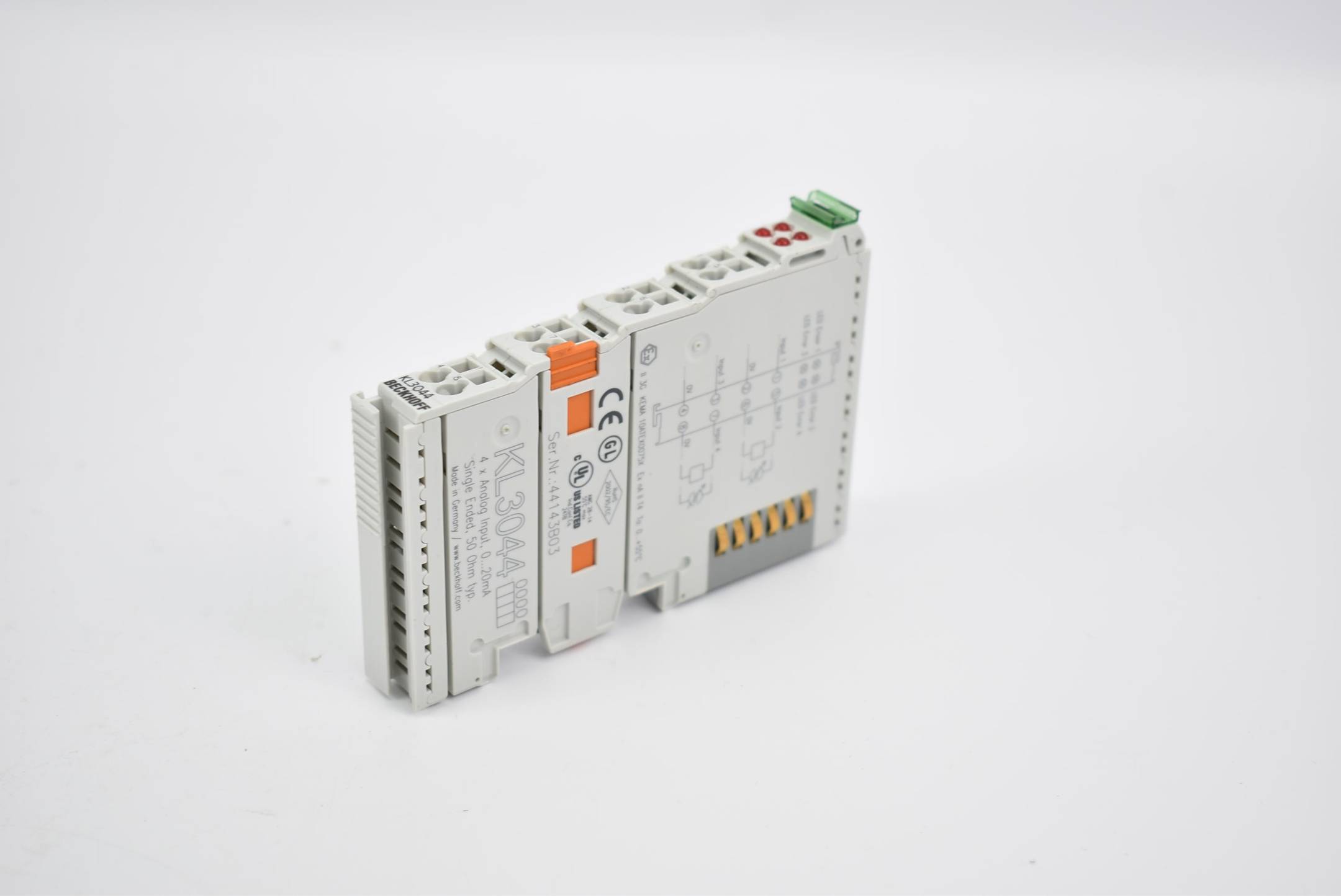 Beckhoff Busklemme 4-Kanal-Analog-Eingang 0-20 mA 12 Bit KL3044 ( KL 3044 )