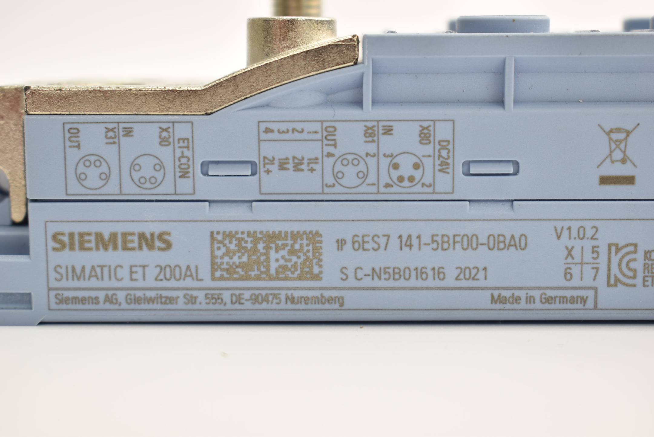 Siemens simatic ET 200AL DI 8 x 24VDC 6ES7 141-5BF00-0BA0 ( 6ES7141-5BF00-0BA0 )