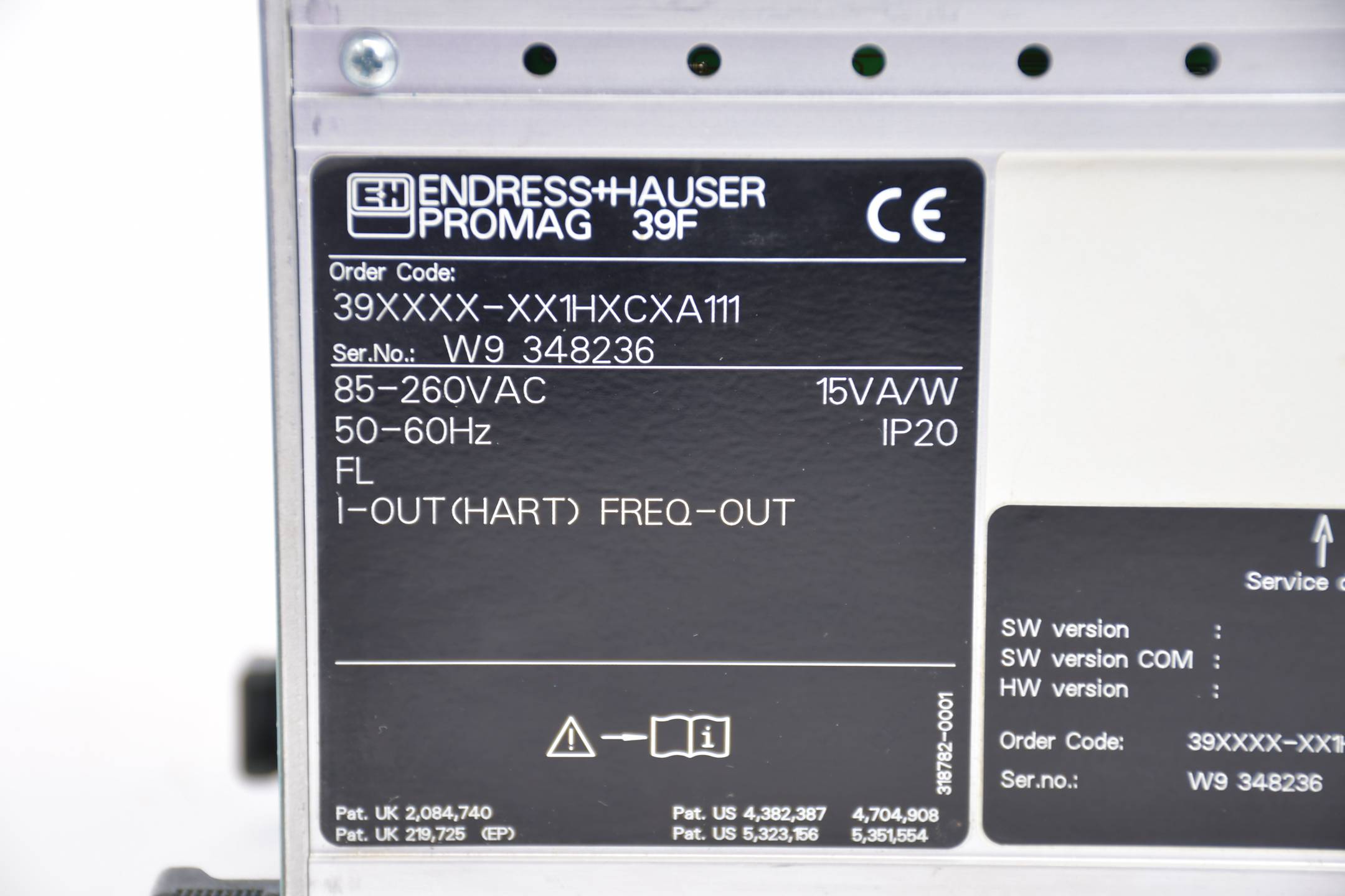 Endress + Hauser E+H Messumformer Promag 39 F ( 39XXXX-XX1HXCXA111 )