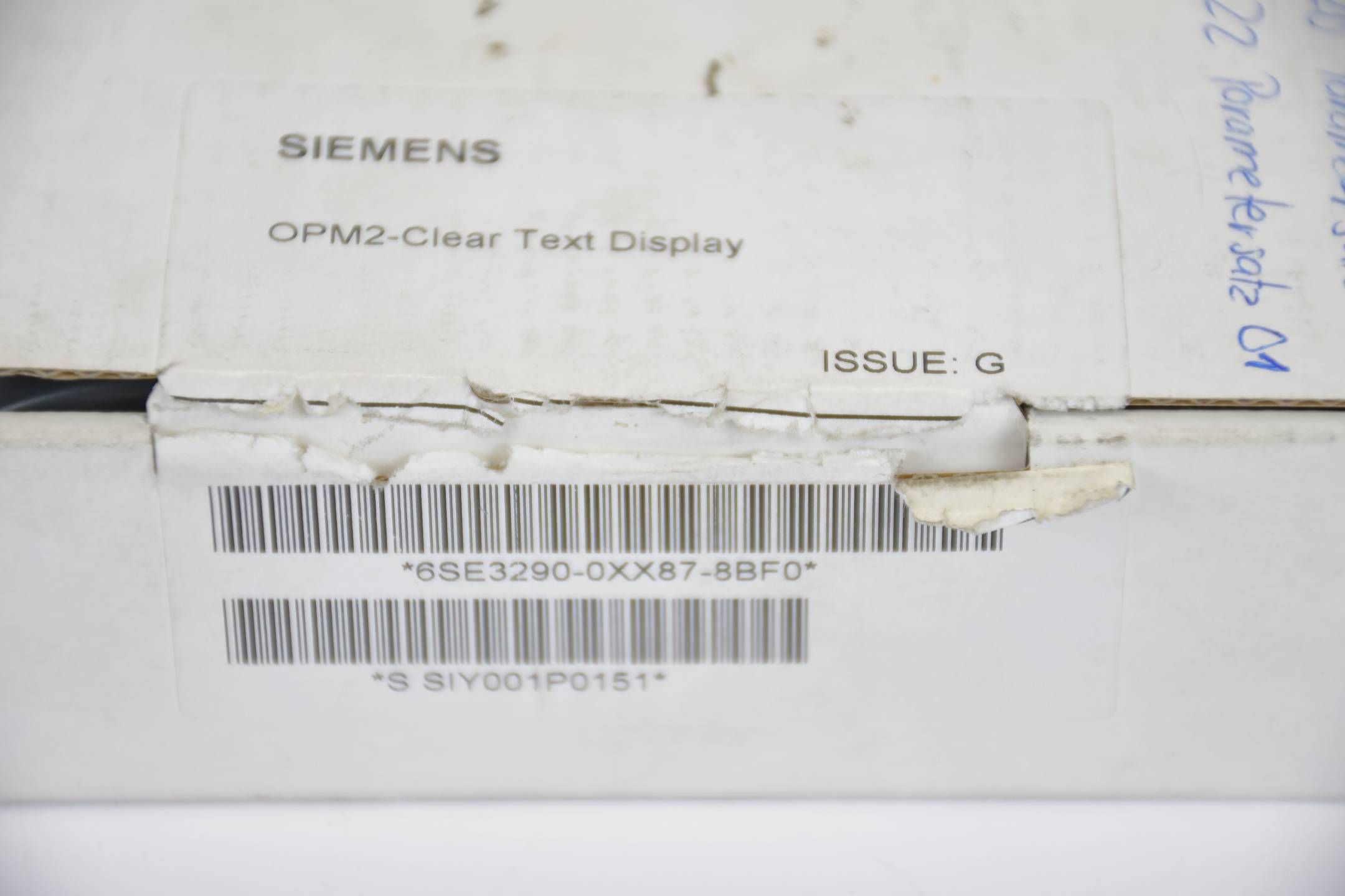 Siemens Bedienfeld OPM 2 6SE3290-0XX87-8BF0 ( 6SE3 290-0XX87-8BF0 )