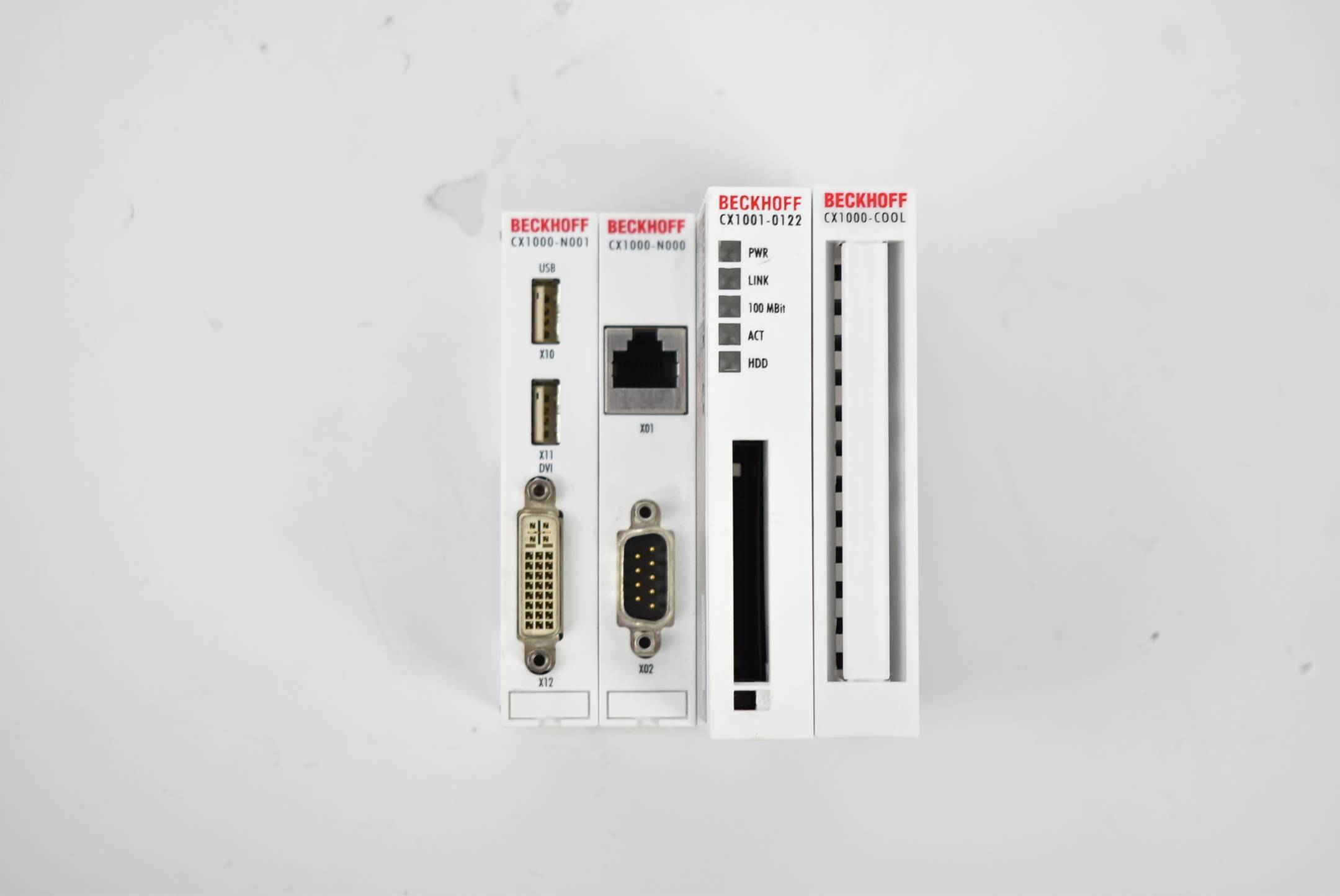 Beckhoff CX1001-0122 + CX1000-COOL + CX1000-N000 + CX1000-N001