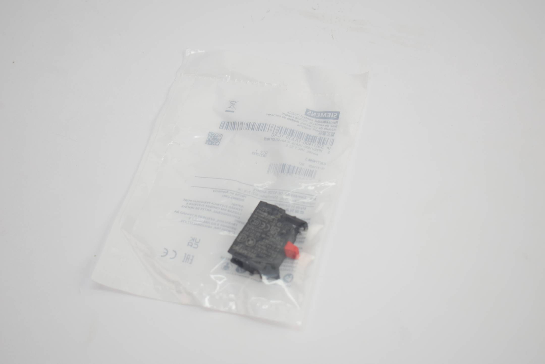 Siemens contact module 3SU1400-1AA10-1CA0 ( 3SU1 400-1AA10-1CA0 ) 