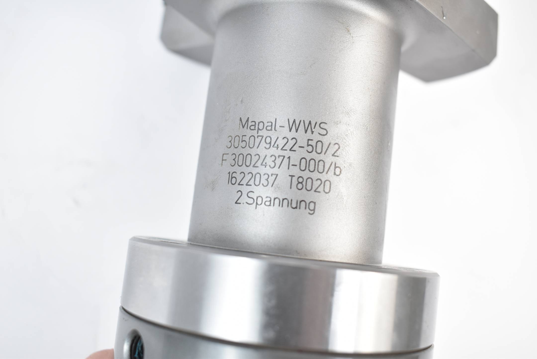 Mapal-WWS 305079422-50/2 ( F30024371-000/b )  T 8020 1622037 2. Spannung
