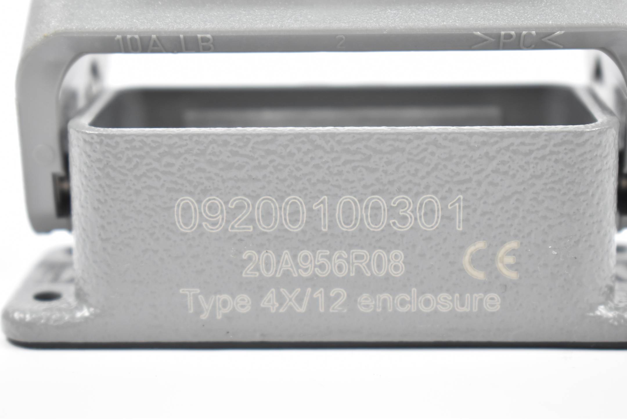 Harting Anbaugehäuse Typ4X/12 Han 10 A-agg-LB ( 09200100301 )