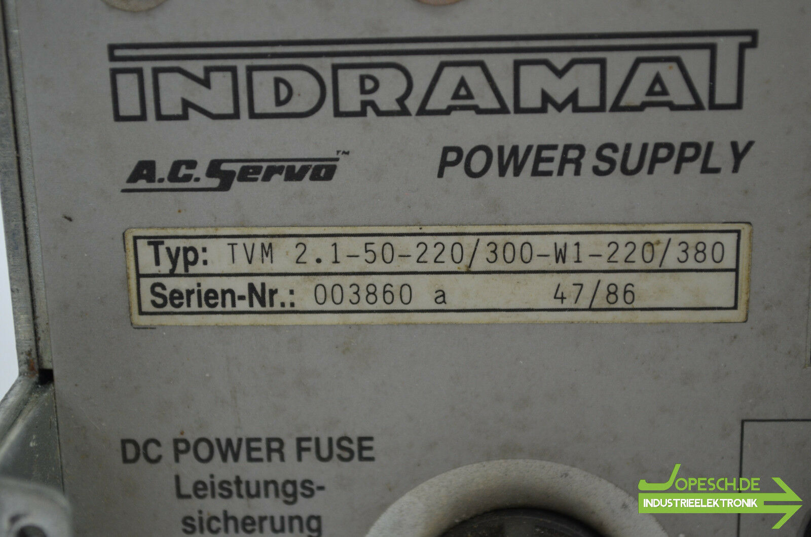 Indramat A.C. Servo Power Supply TVM 2.1-50-220/300-W1-220/380 