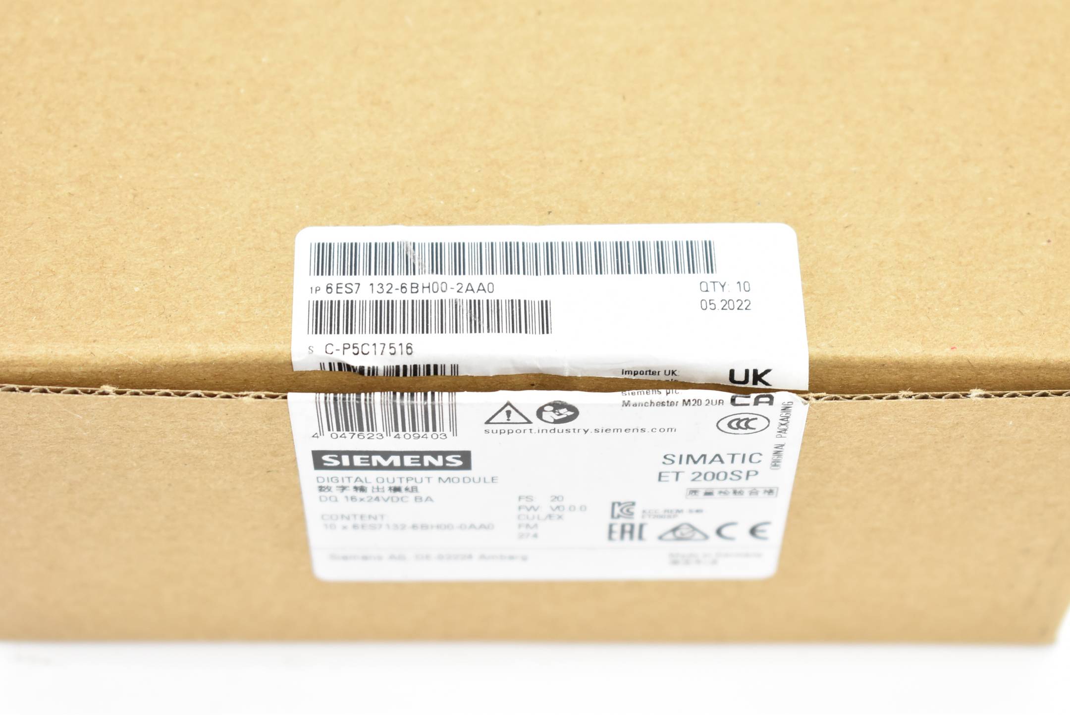 Siemens simatic ET 200SP Module 6ES7 132-6BH00-2AA0 ( 6ES7132-6BH00-2AA0 ) E20