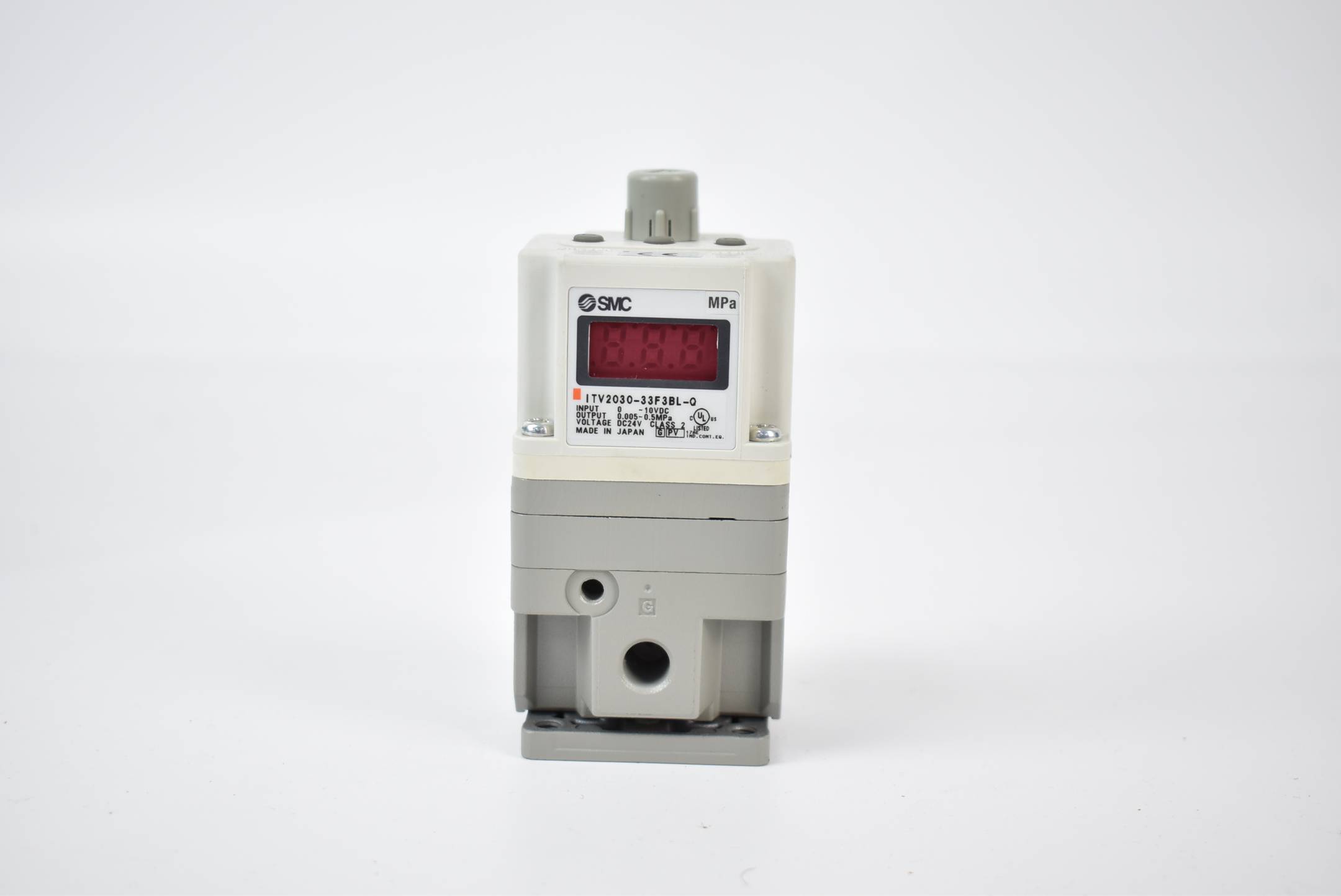 SMC Pneumatikregler 24VDC 0-10VDC 0,005-0,5MPa ITV2030-33F3BL-Q