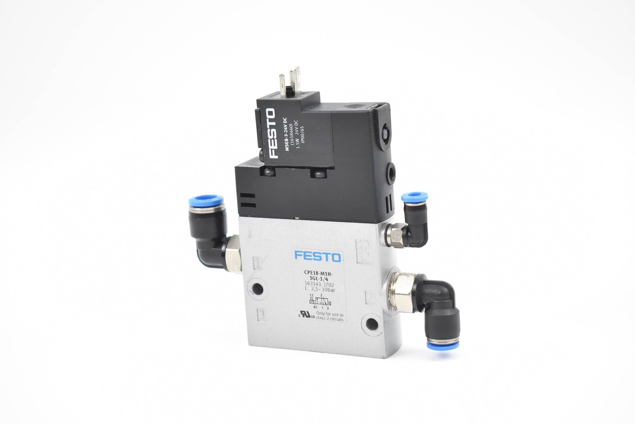 Festo Magnetventil CPE18-M1H-3GL-1/4 + Magnetspule MSEB-3-24V DC