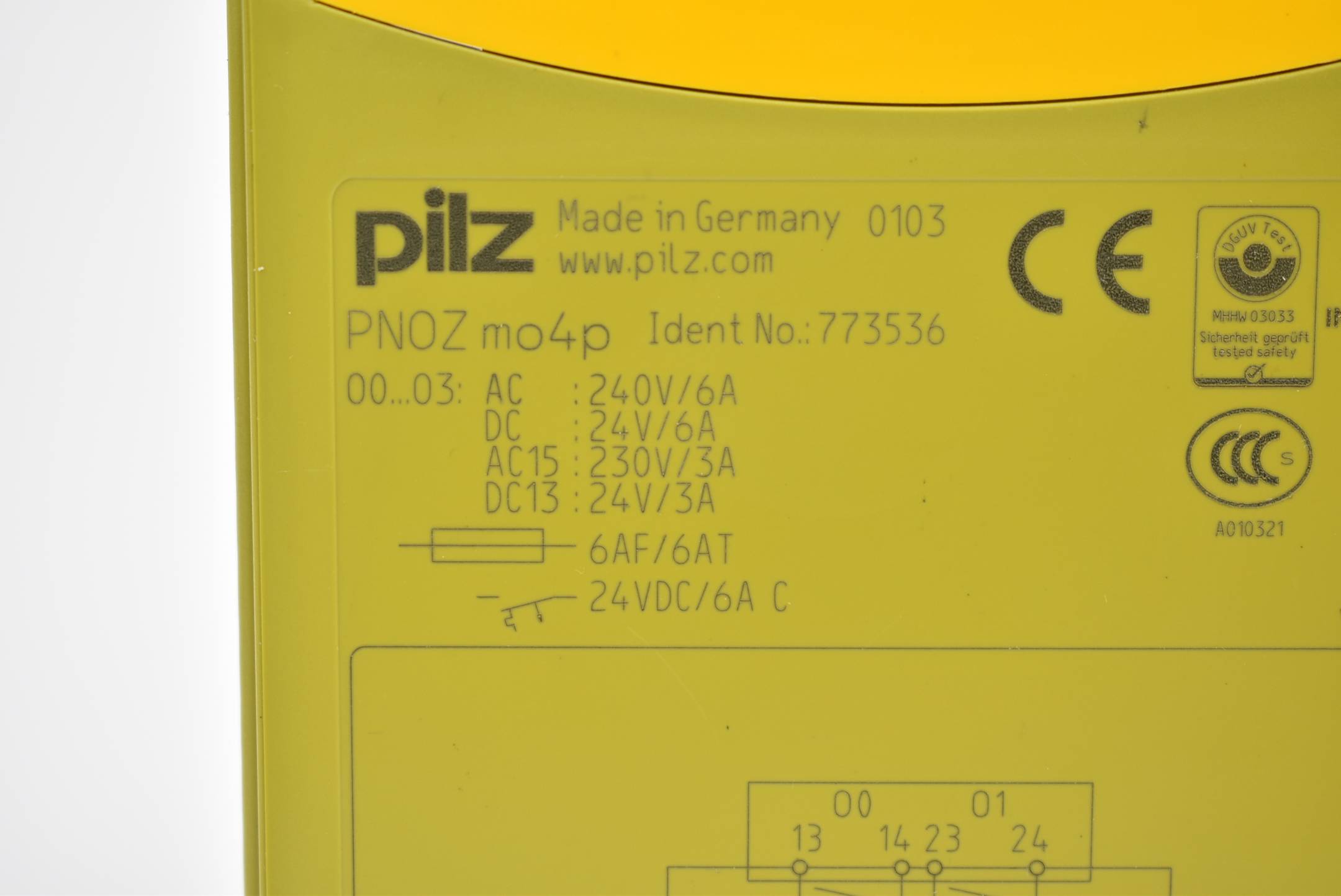 Pilz konfigurierbares Erweiterungsmodul PNOZ mo4p ( 773536 )