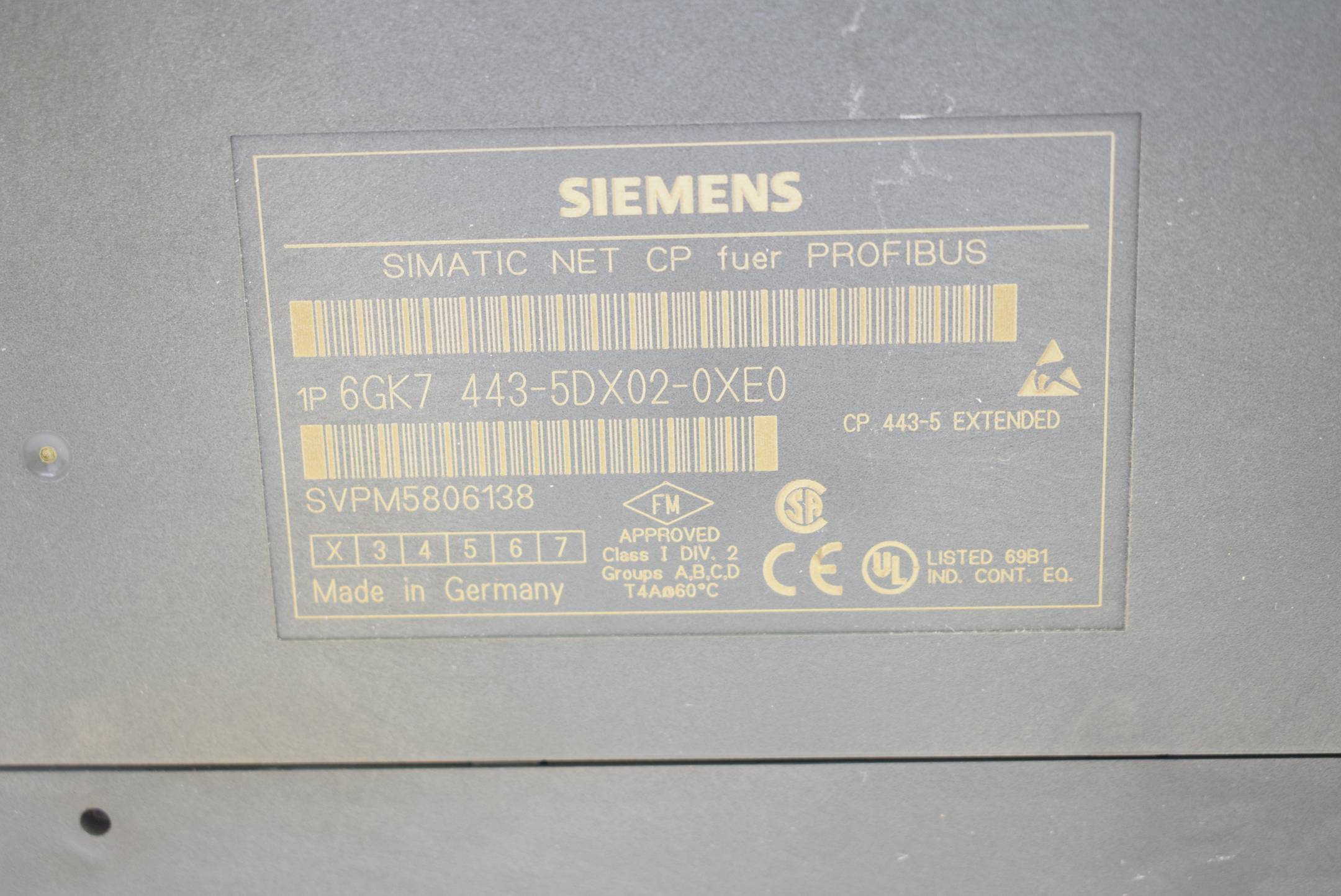 Siemens simatic S7 CP443-5 6GK7 443-5DX02-0XE0 ( 6GK7443-5DX02-0XE0 )