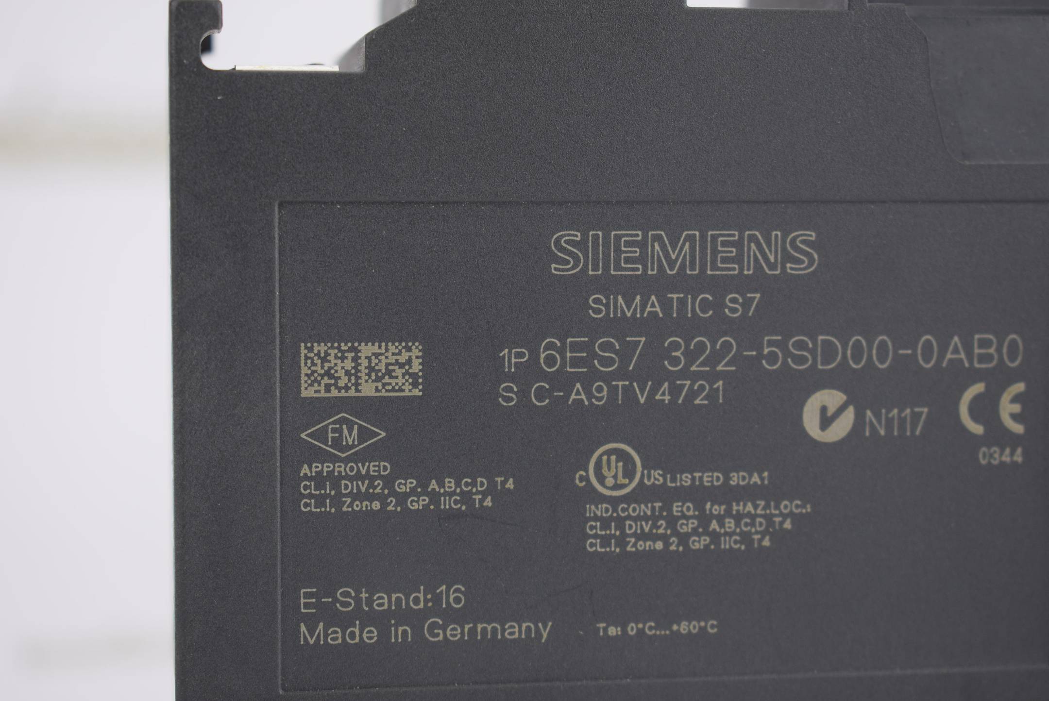 Siemens simatic S7-300 SM322 6ES7 322-5SD00-0AB0 ( 6ES7322-5SD00-0AB0 ) E16