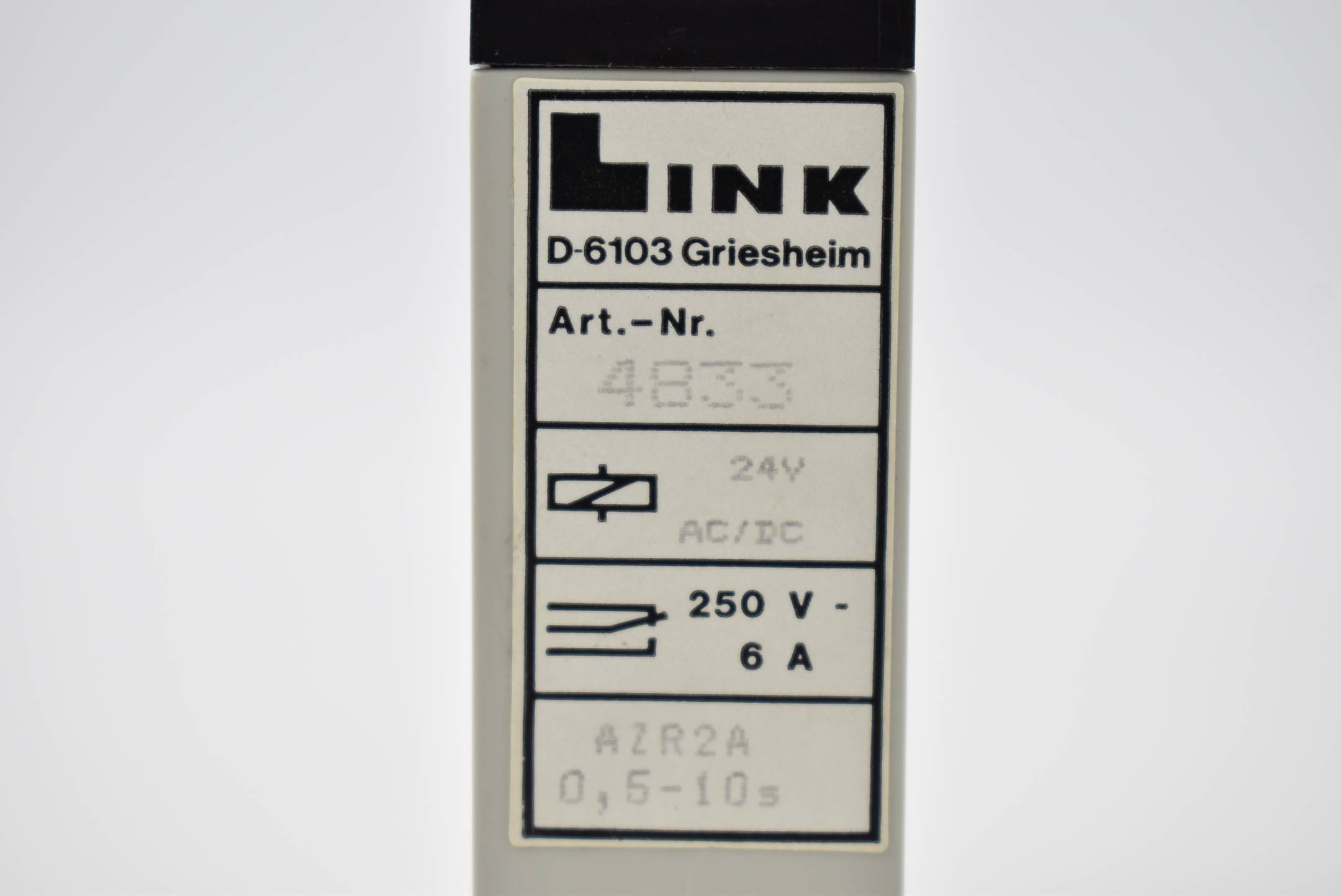 Link Zeitrelais AZR2 ( 4833 ) 24V AC/DC 0,5-10s