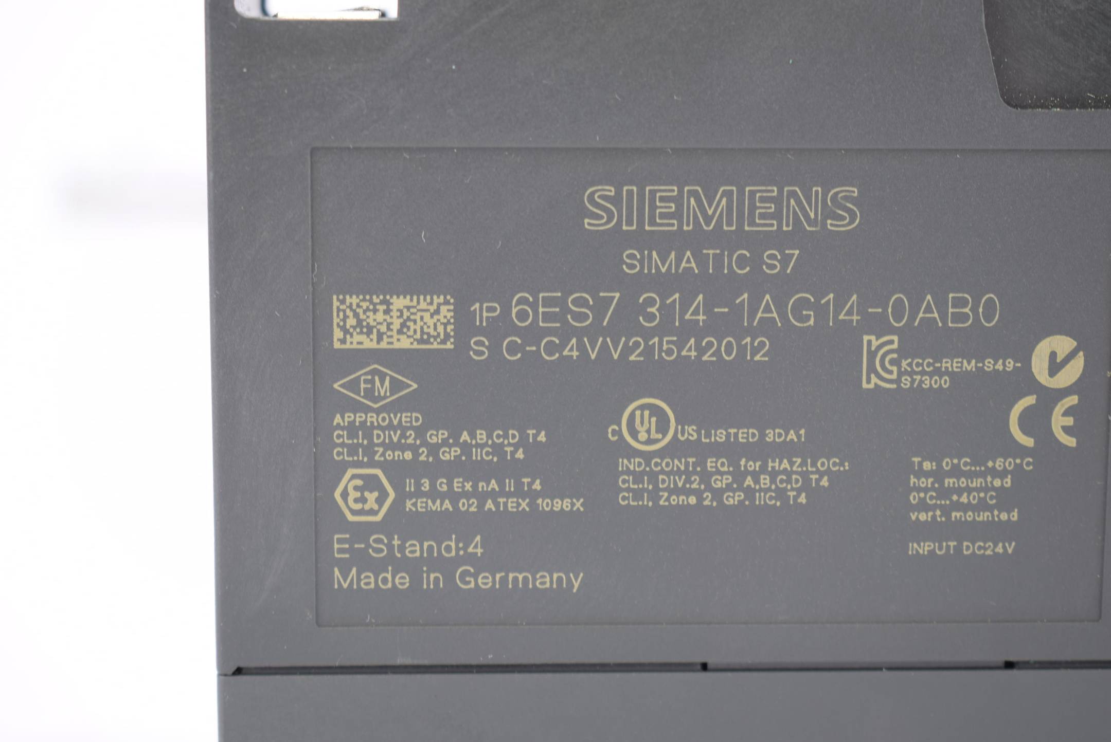 Siemens Simatic S7-300 CPU 314 6ES7 314-1AG13-0AB0 ( 6ES7314-1AG13-0AB0 ) E4