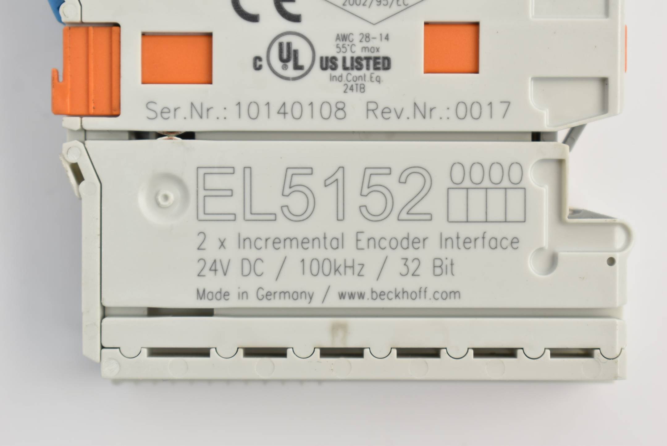 Beckhoff EtherCAT-Klemme 2-Kanal-Encoder-Interface 24VDC HTL EL 5152 ( EL5152 )