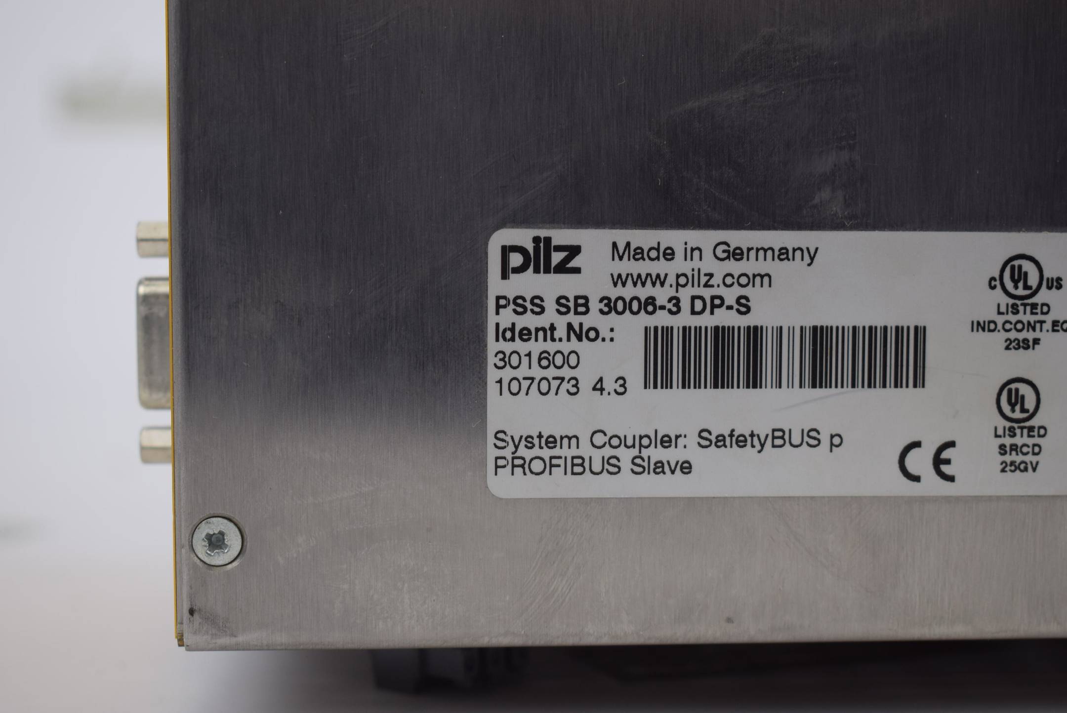 Pilz Sicherheitssteuerung System Coupler PSS SB 3006-3 DP-S ( 301600 ) Ver 4-3