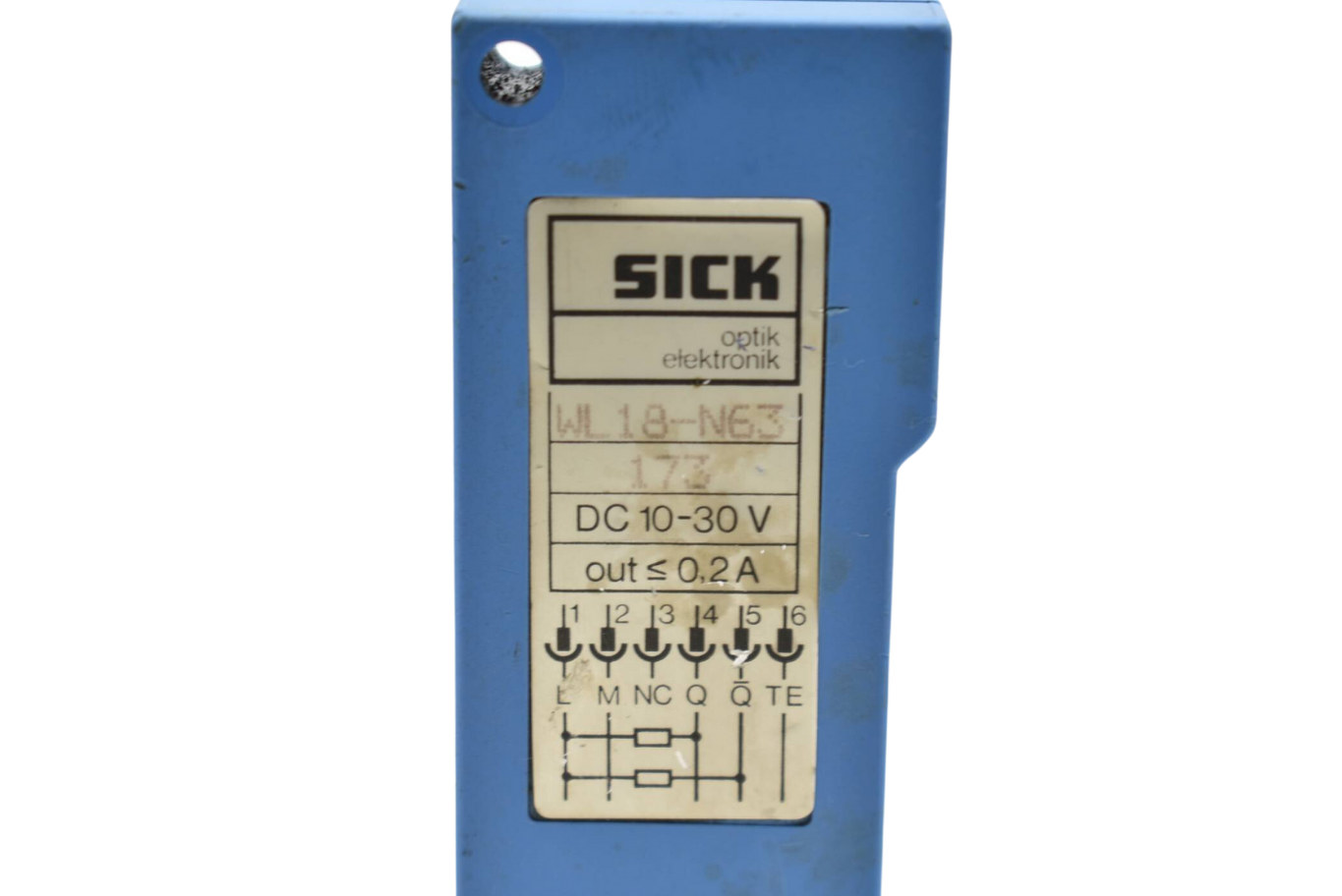 SICK Fotoelektrischer Näherungssensor WL18-N63