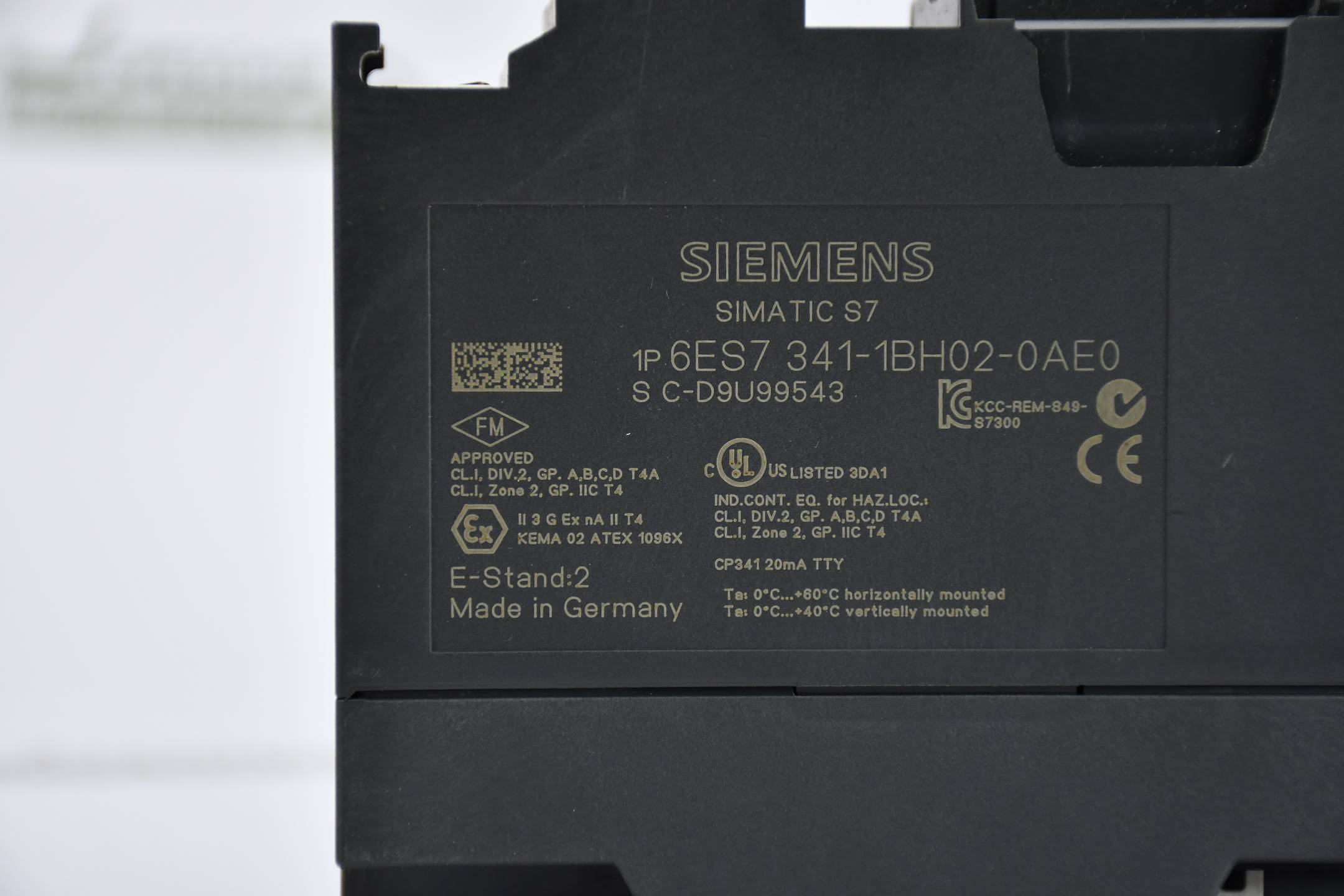 Siemens simatic S7-300 CP341 6ES7341-1BH02-0AE0 ( 6ES7 341-1BH02-0AE0 ) E2