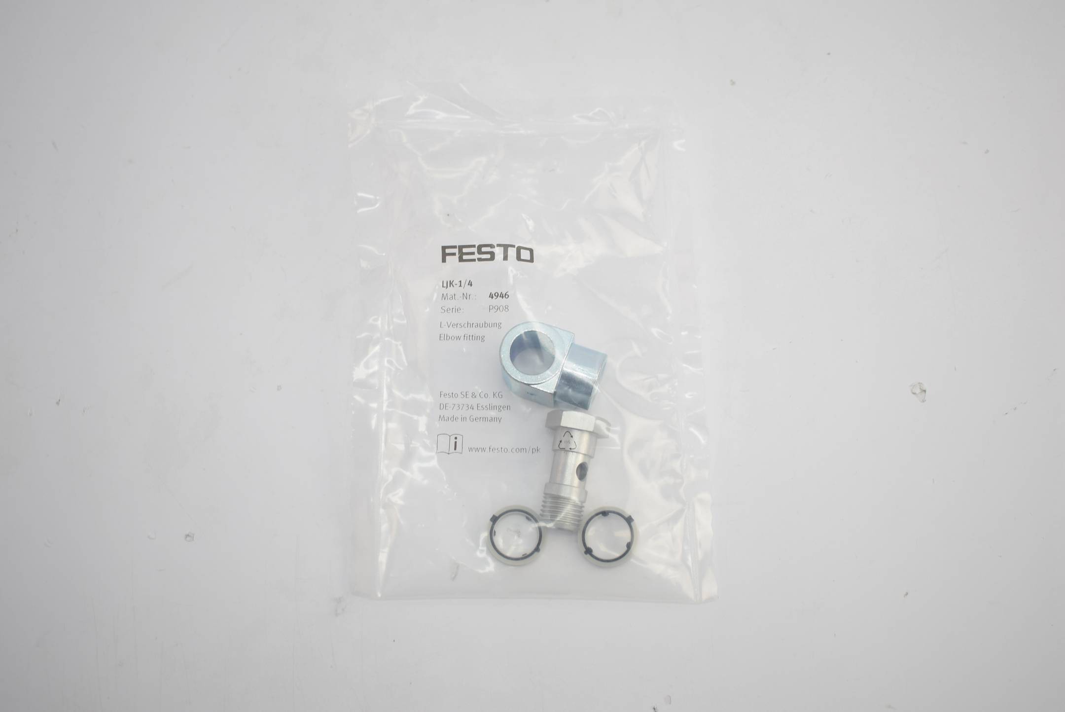 Festo L-Verschraubung LJK-1/4 4946 ( P908 )