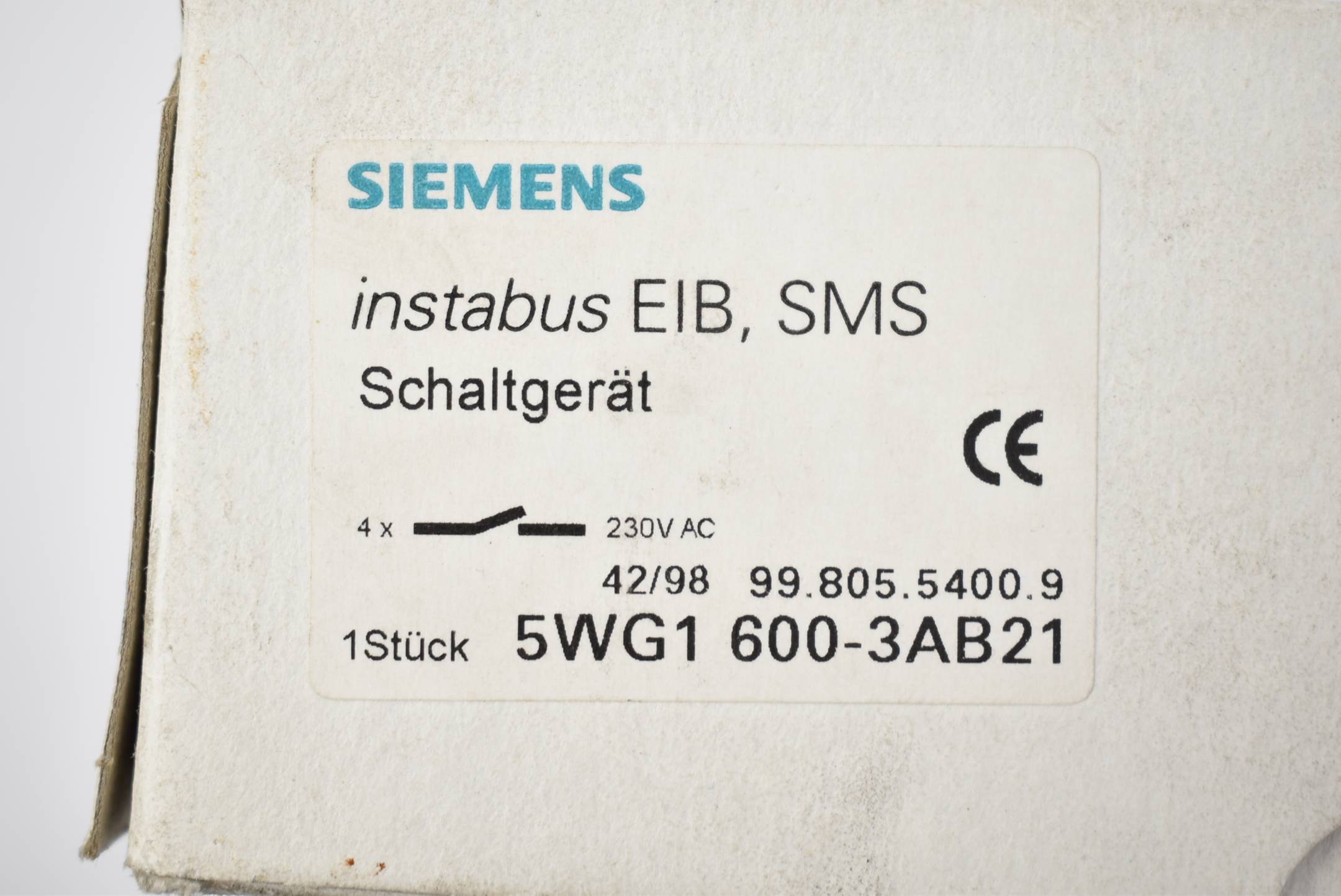 Siemens instabus EIB Schaltgerät 5WG1600-3AB21 ( 5WG1 600-3AB21 )