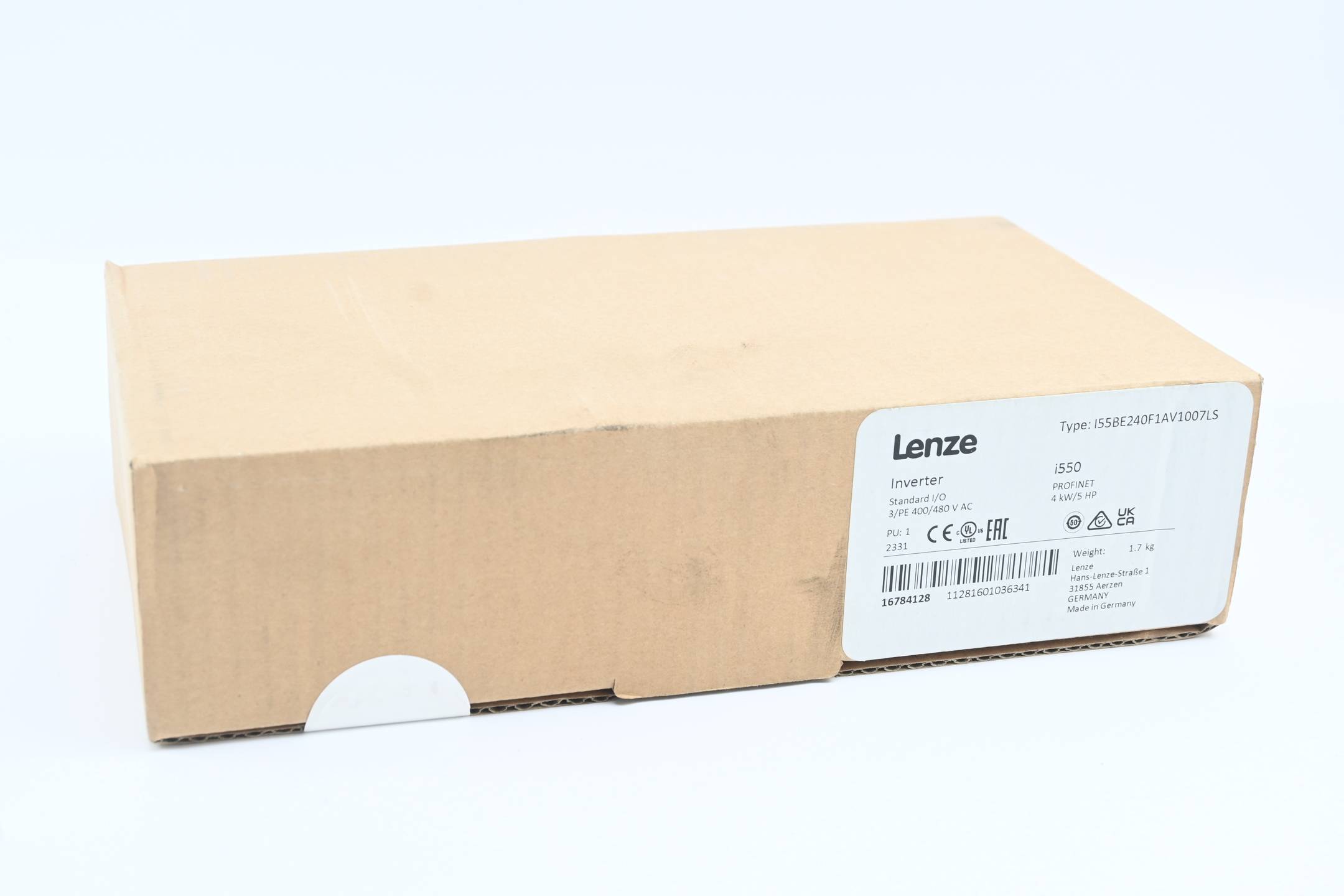 Lenze Frequenzumrichter i550 I55BE240F1AV1007LS ( 16784128 )