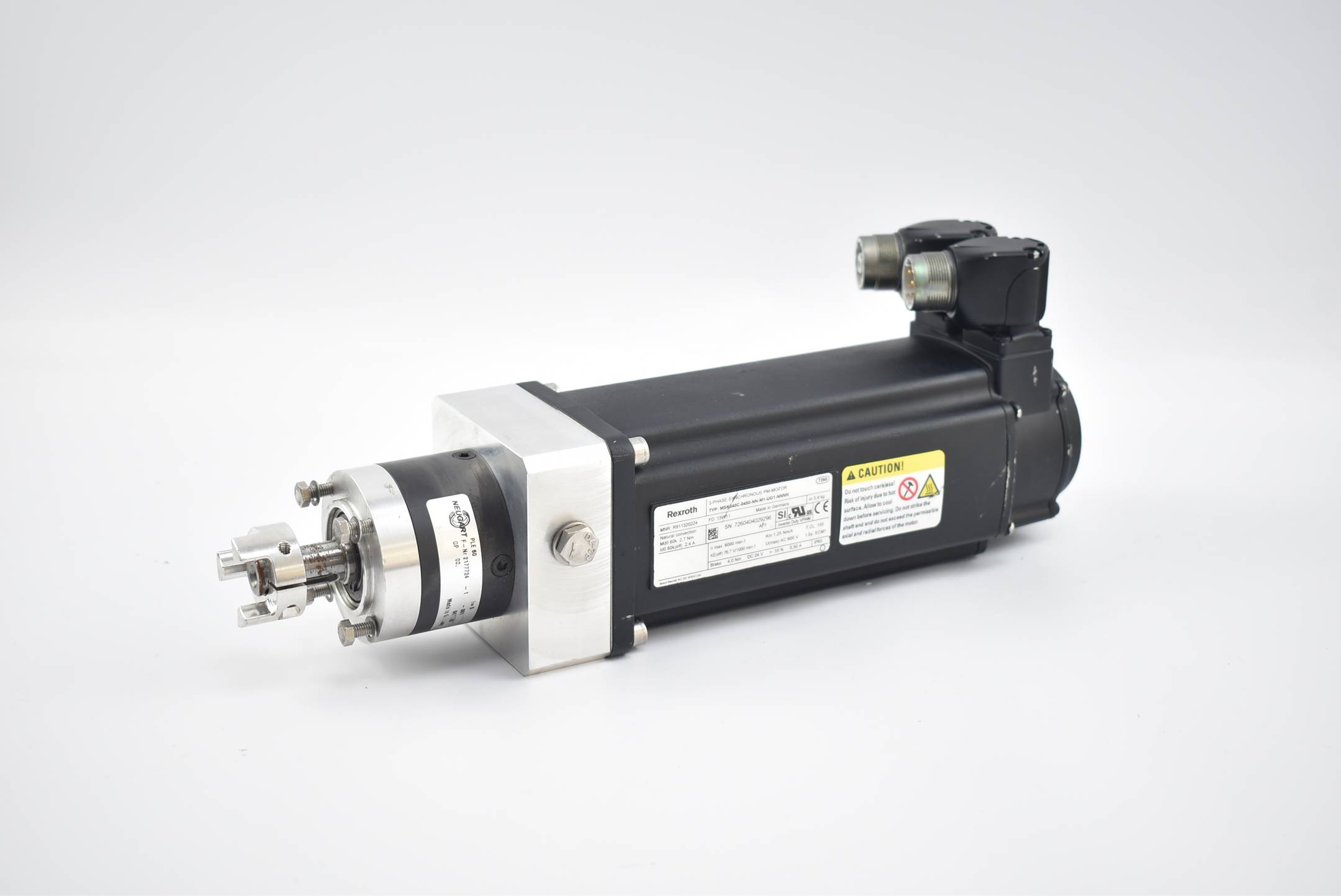Rexroth Synchronmotor MSK040C-0450-NN-M1-UG1-NNNN ( R911320224 ) + Neugart PLE60
