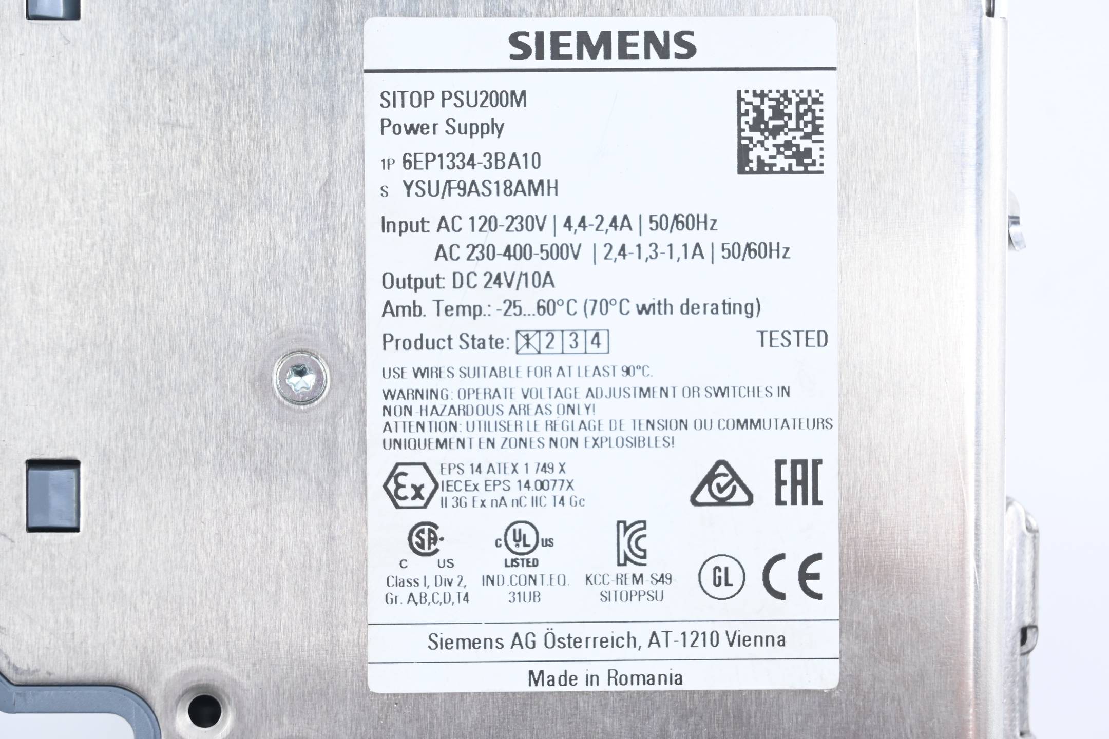 Siemens Sitop Stromversorgung PSU200M 6EP1334-3BA10 ( 6EP1 334-3BA10 )