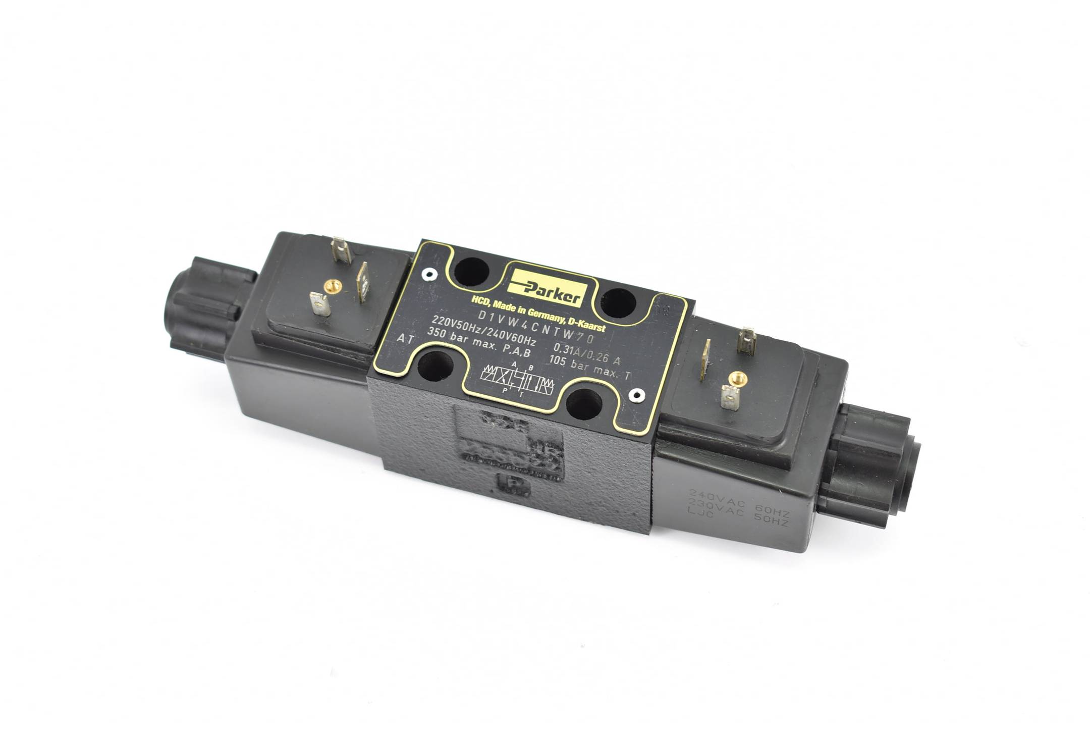 Parker Hydraulikventil 225V 50Hz / 240V 60Hz D1VW4CNTW70