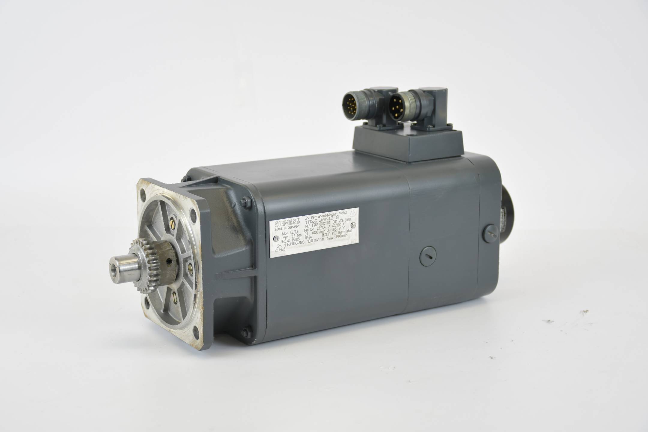 Siemens AC-Motor ZK 600V 1FT5062-0AG71-1-Z ( 1FT5 062-0AG71-1 ) inkl. Drehgeber