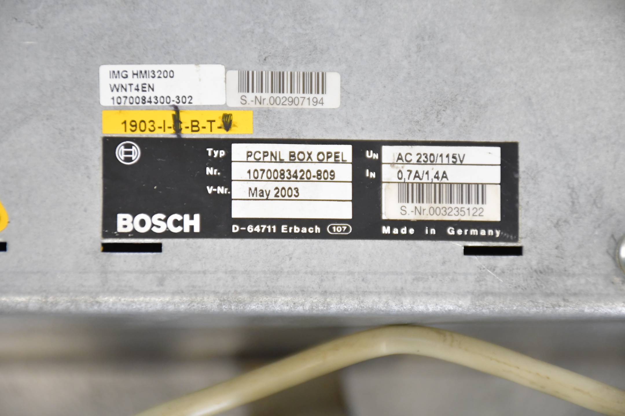 Bosch Rexroth PC HMI Operator komplette Station PCPNL Box ( 1070083420-809 )