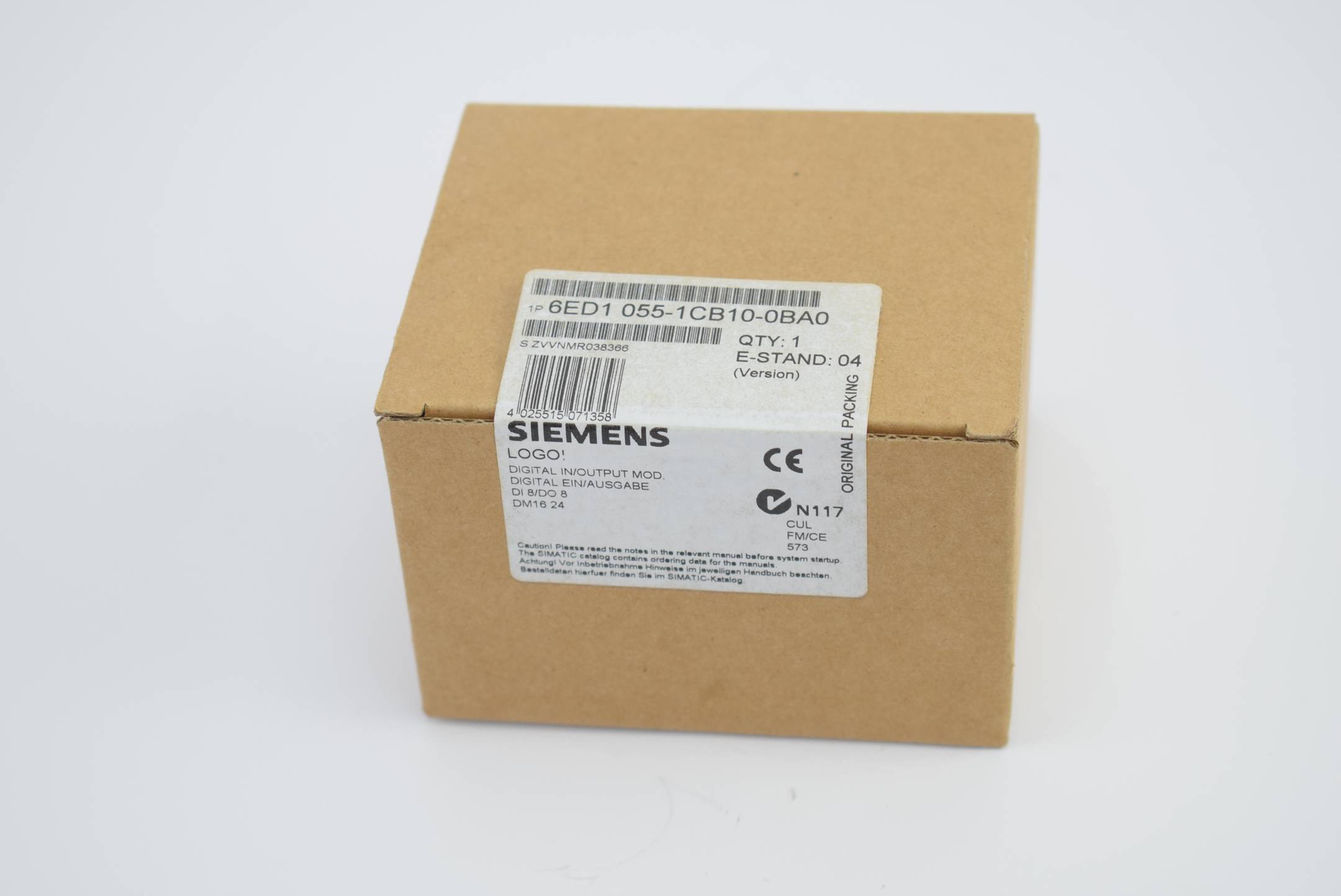 Siemens Logo! 6ED1 055-1CB10-0BA0 ( 6ED1055-1CB10-0BA0 ) E4