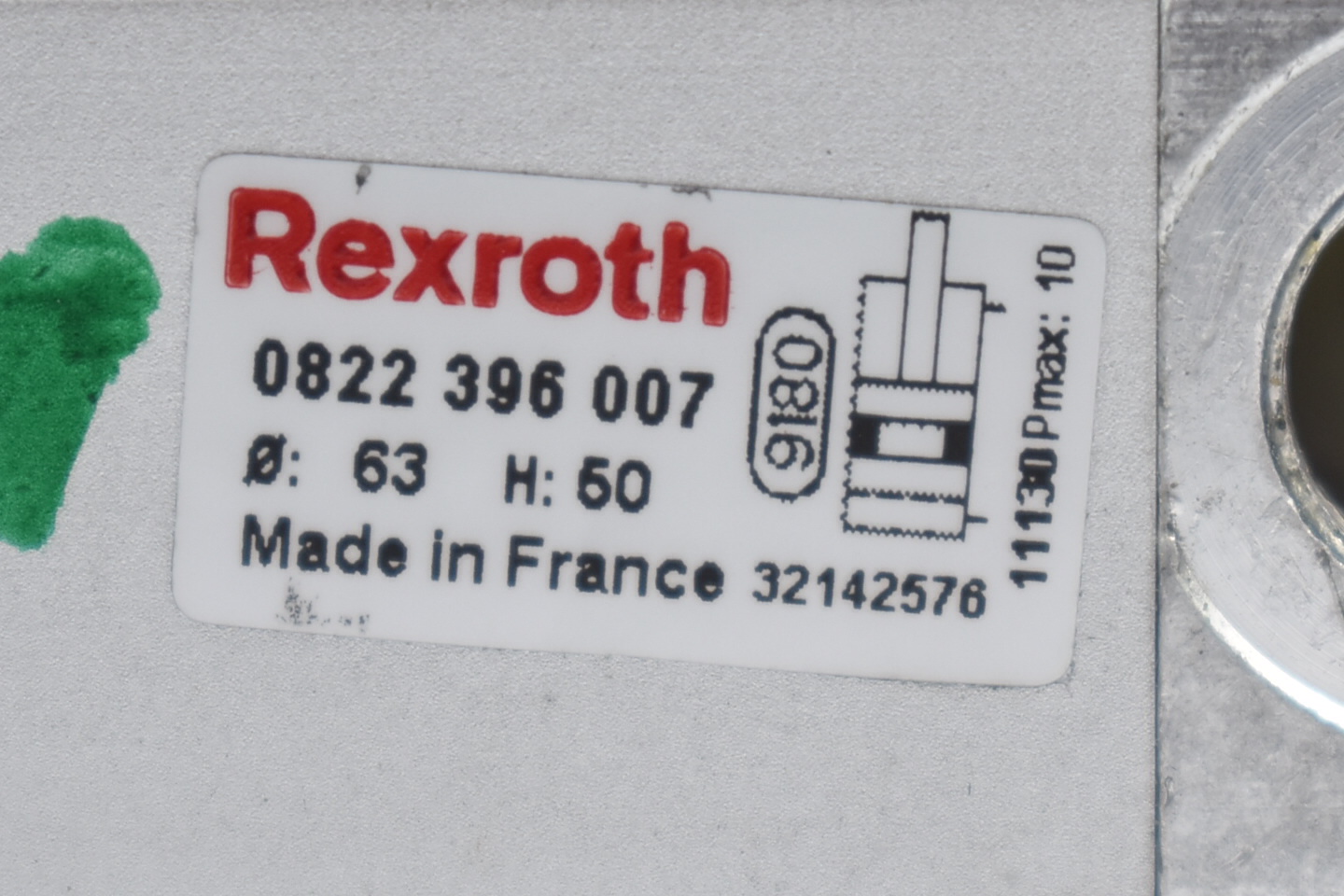 Rexroth Pneumatik Zylinder 0 822 396 007 ( 0822396007 )