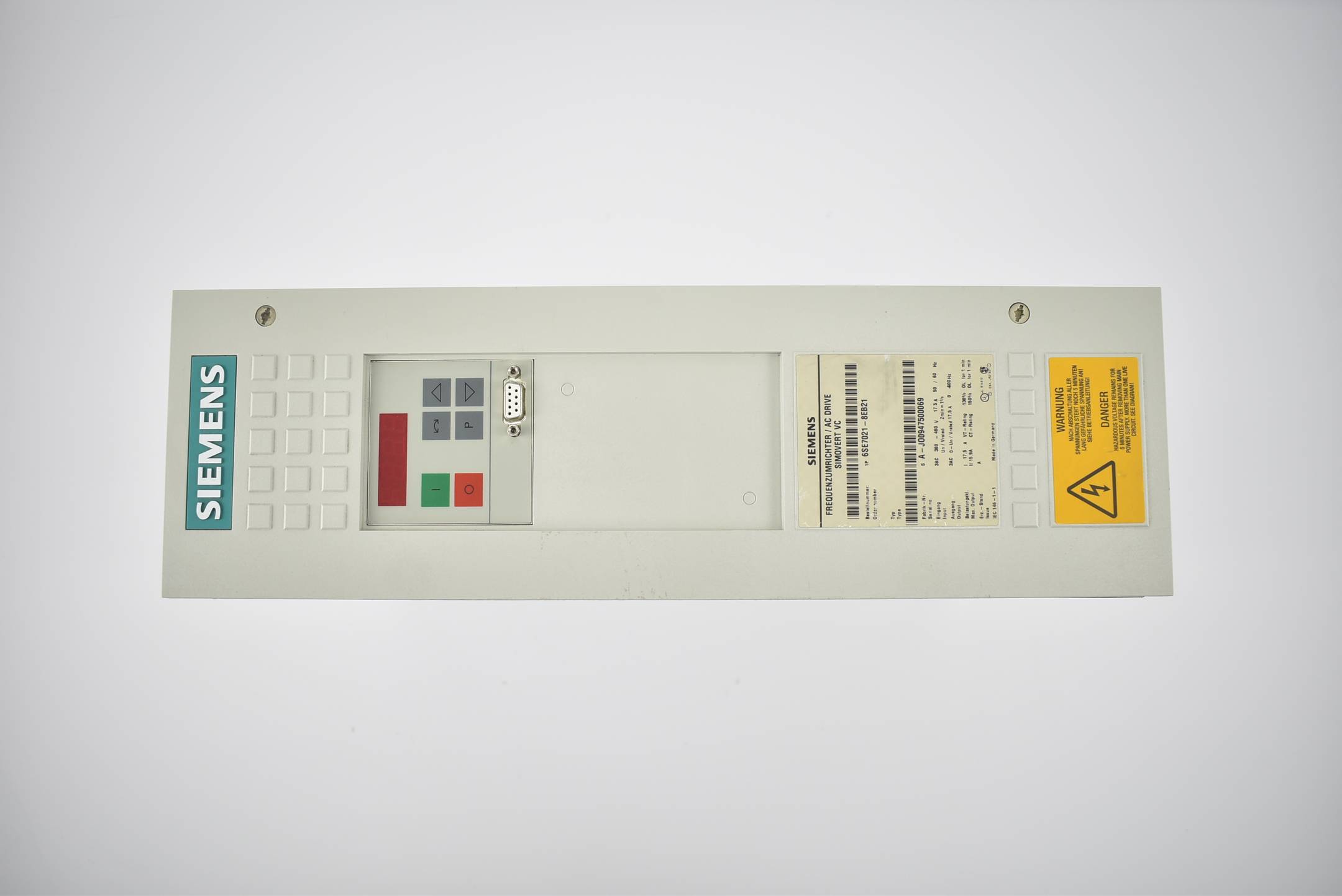 Siemens simovert VC Frequenzumrichter 6SE7021-8EB21 Ver. A