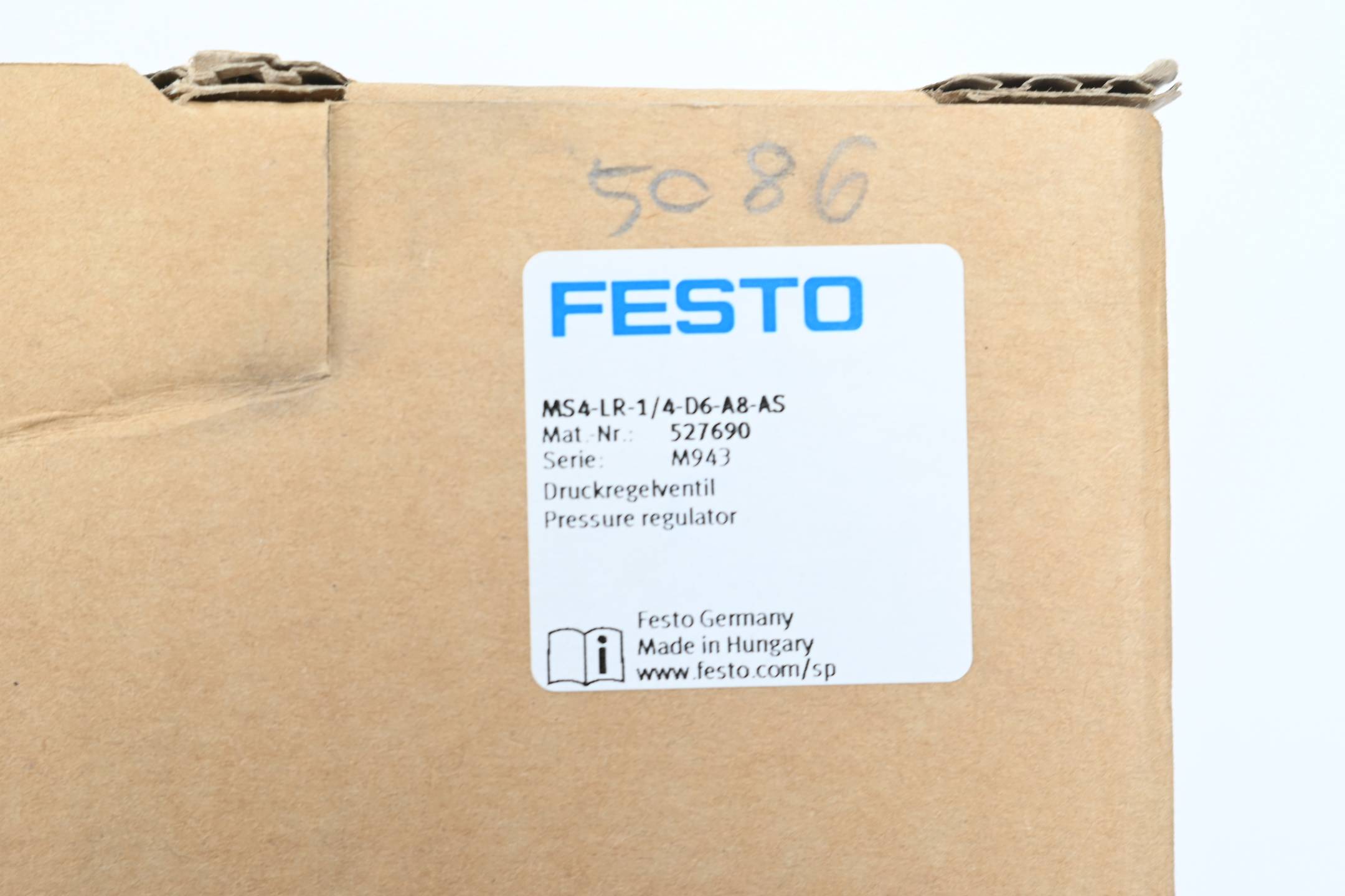 Festo Druckregelventil MS4-LR-1/4-D6-A8-AS ( 527690 )